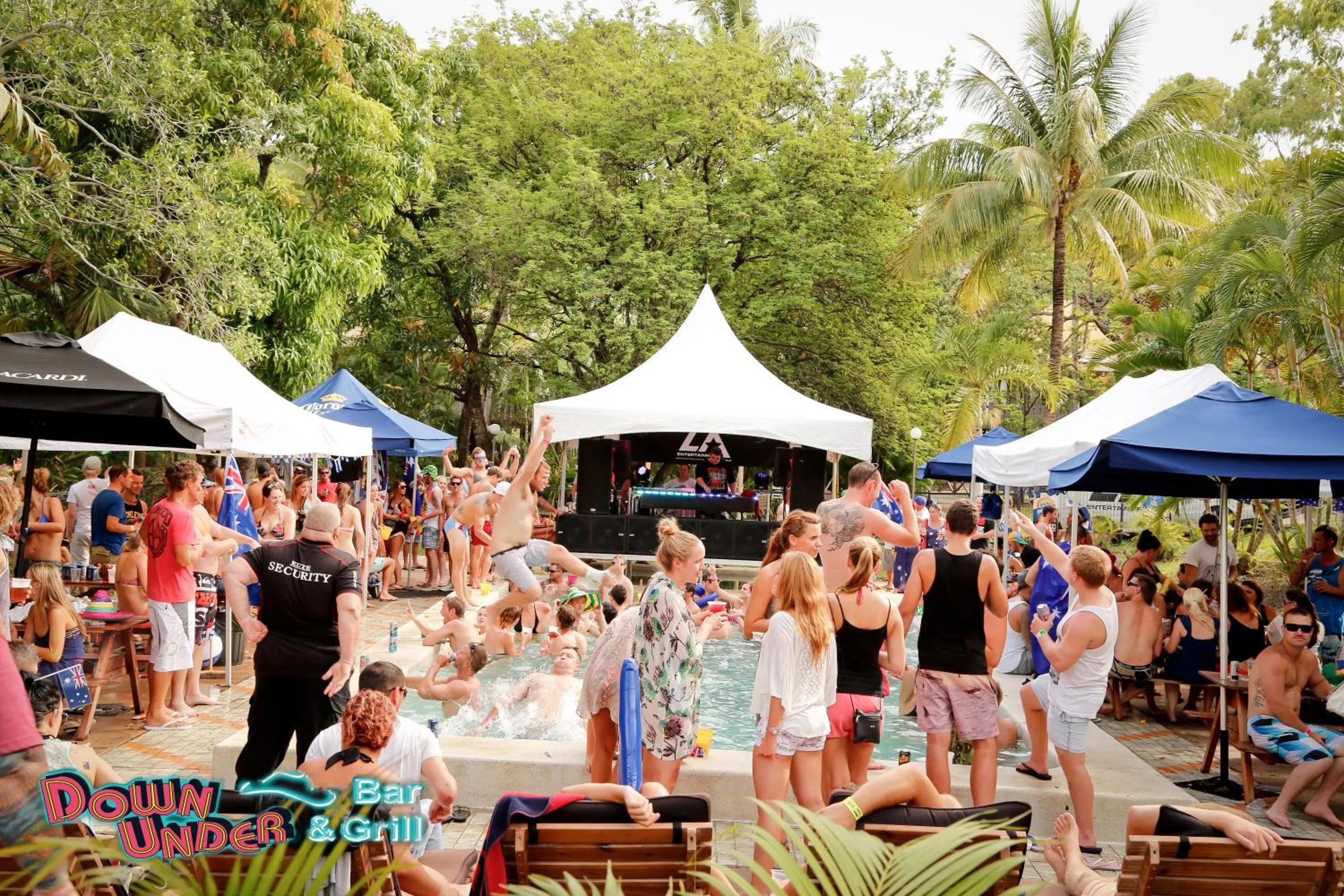 People in Base Airlie Beach Resort