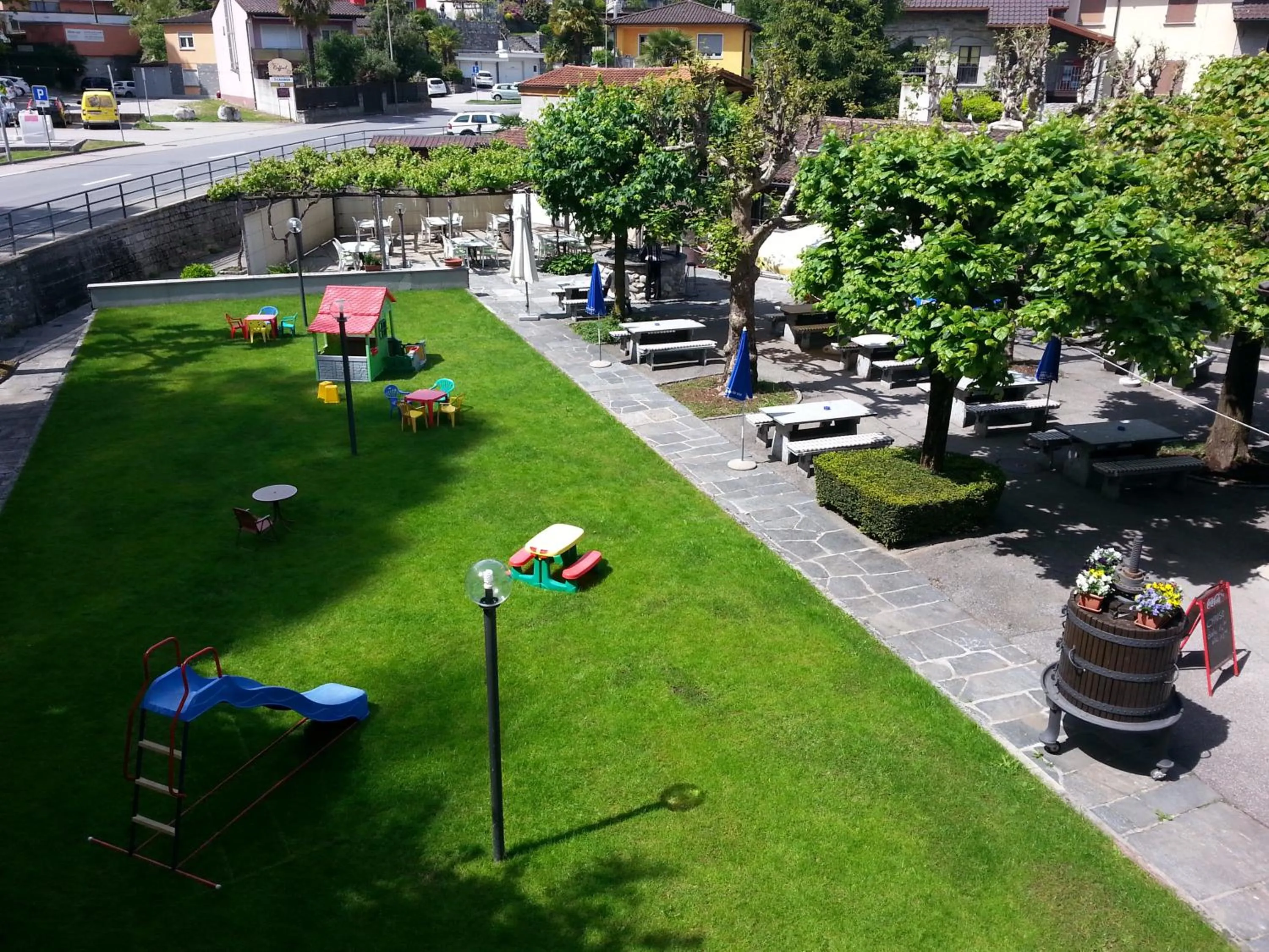 Children play ground in Osteria Belvedere