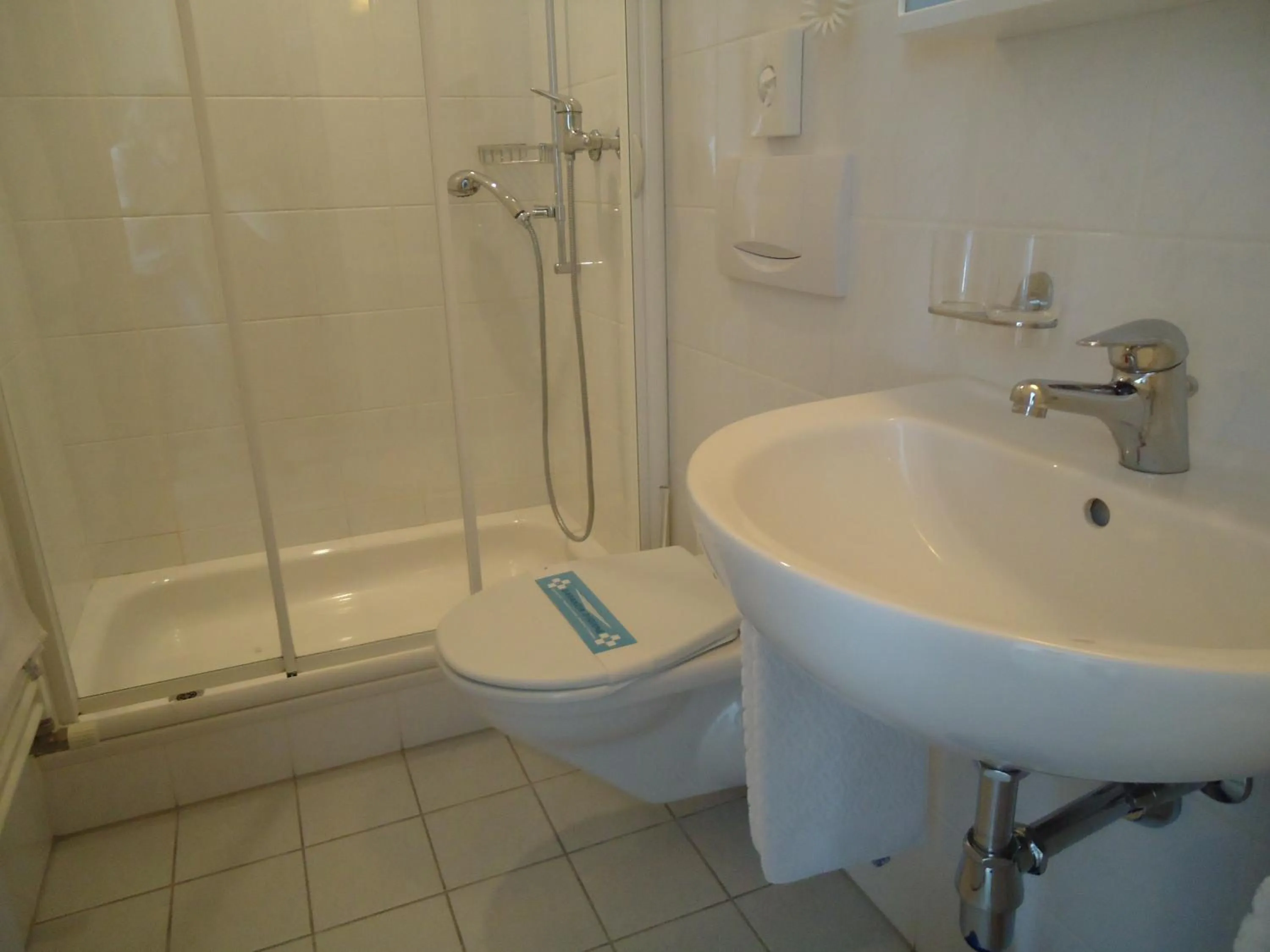 Bathroom in Osteria Belvedere