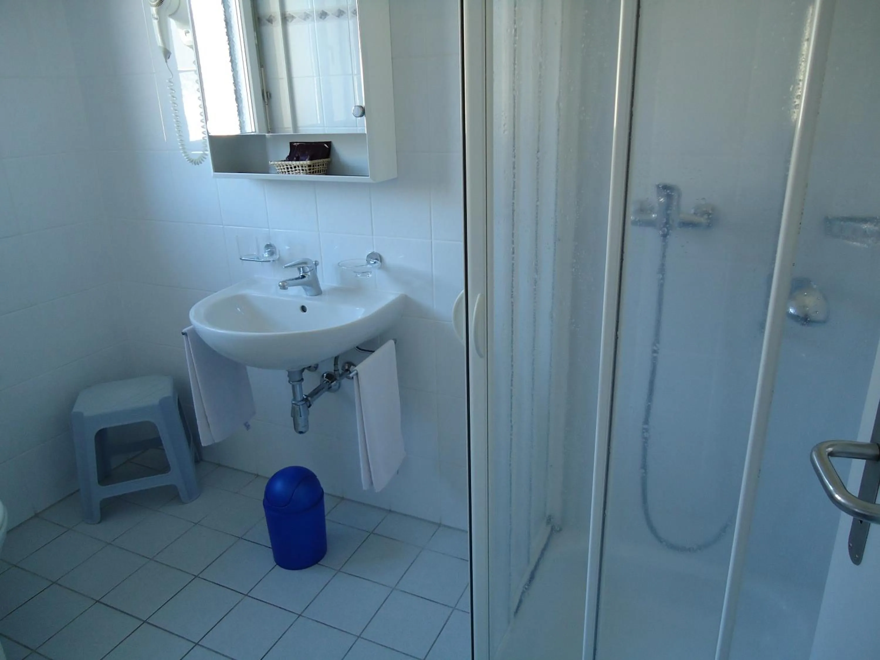 Bathroom in Osteria Belvedere