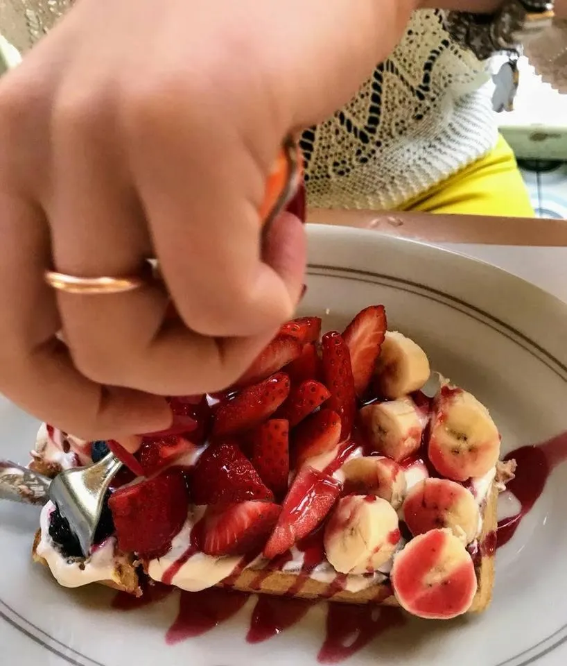 American breakfast in Hotel al Nuovo Porto