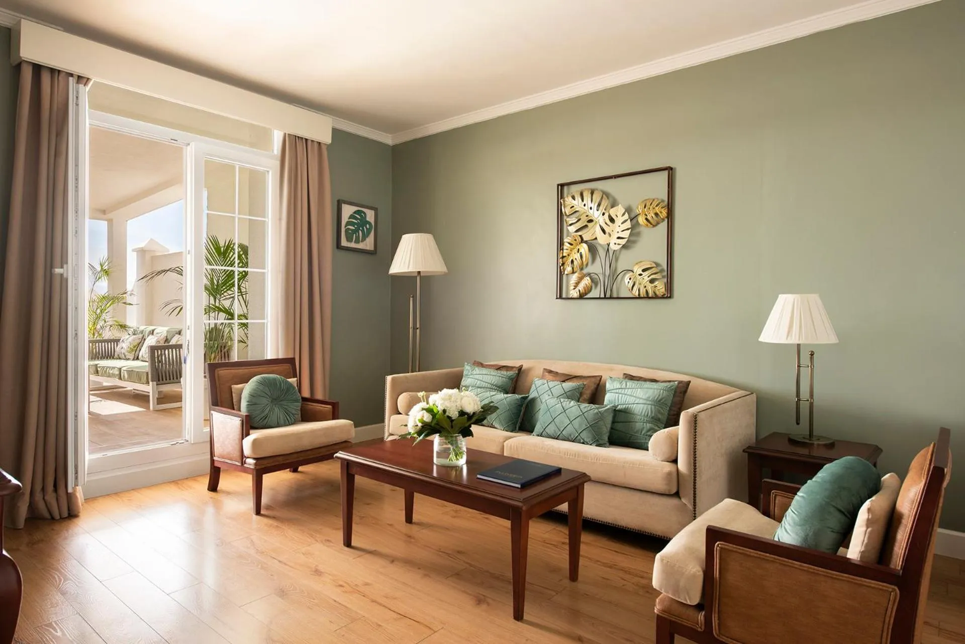 Living room in Rock Hotel