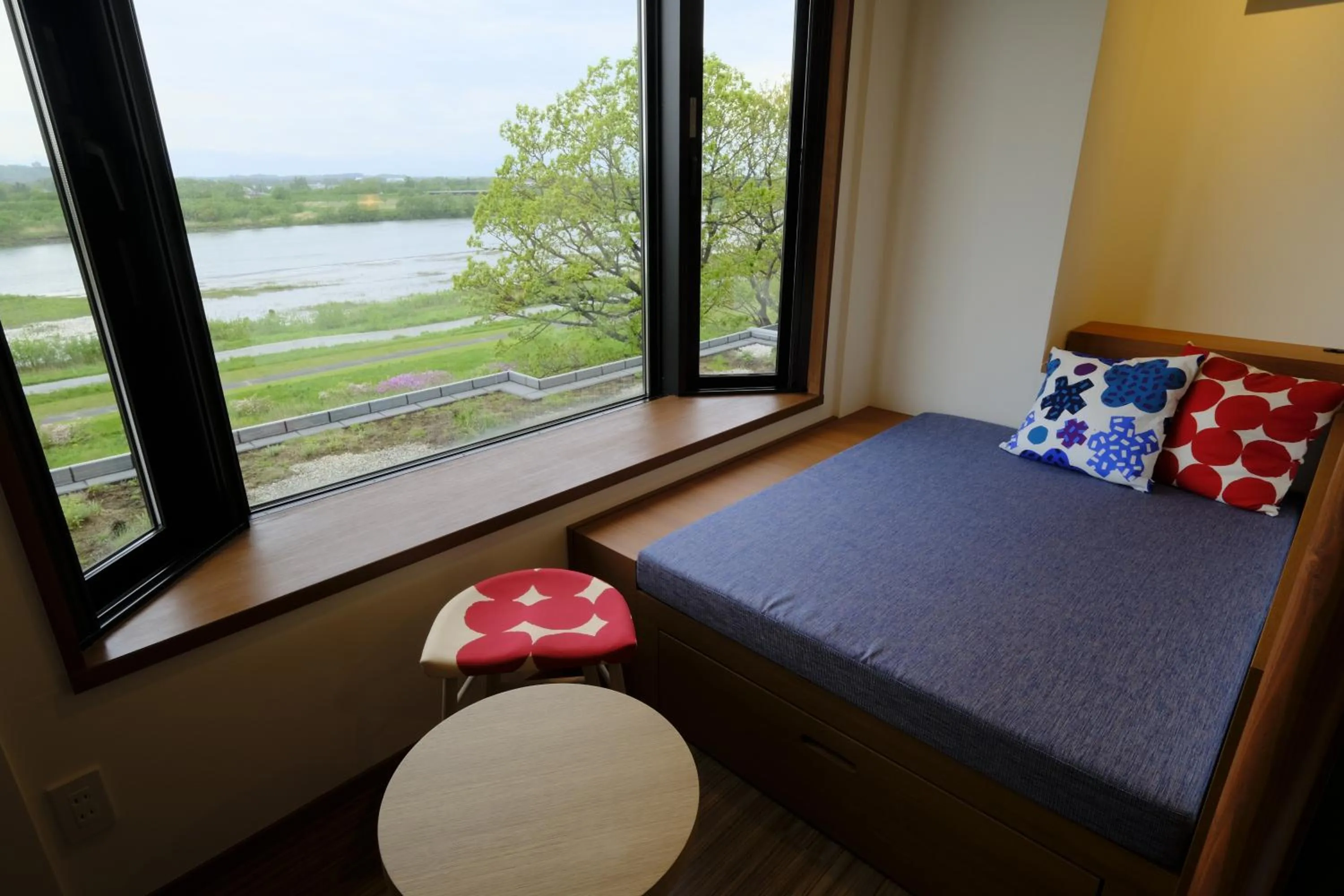 Photo of the whole room, Bed in Kangetsuen