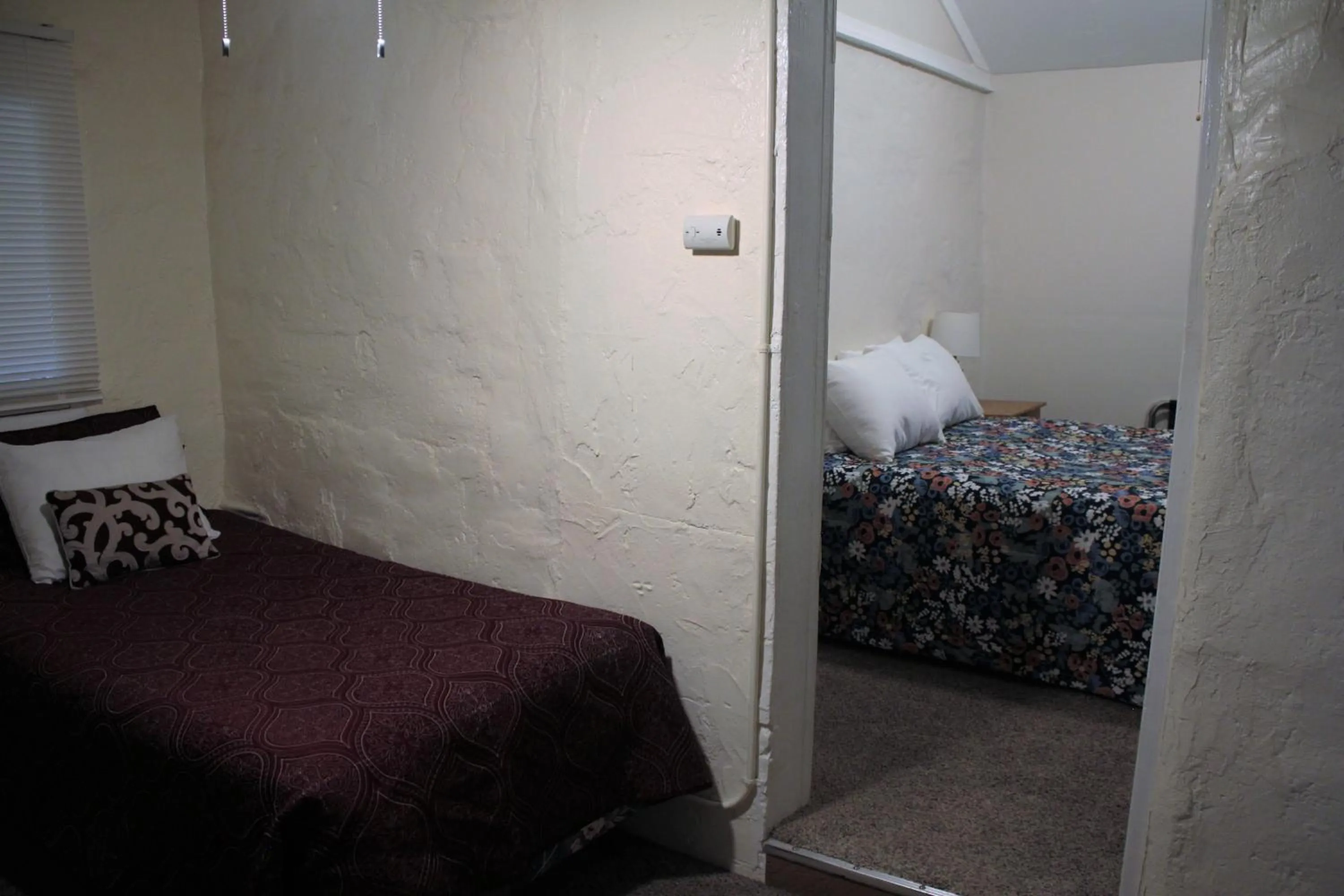 Bed in Grand Canyon West Hotel Sheps Miners Inn