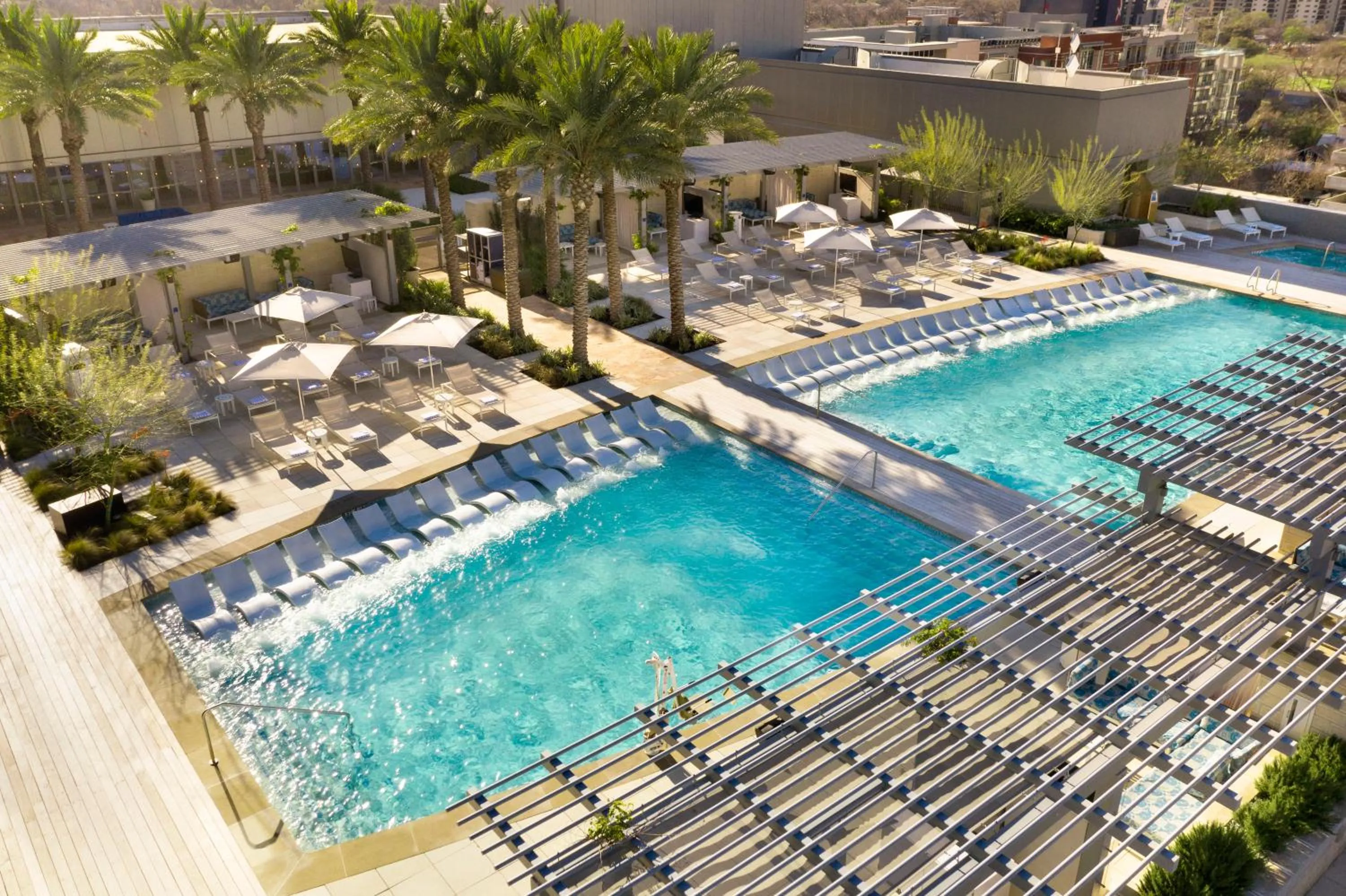 Pool view in Fairmont Austin Gold Experience