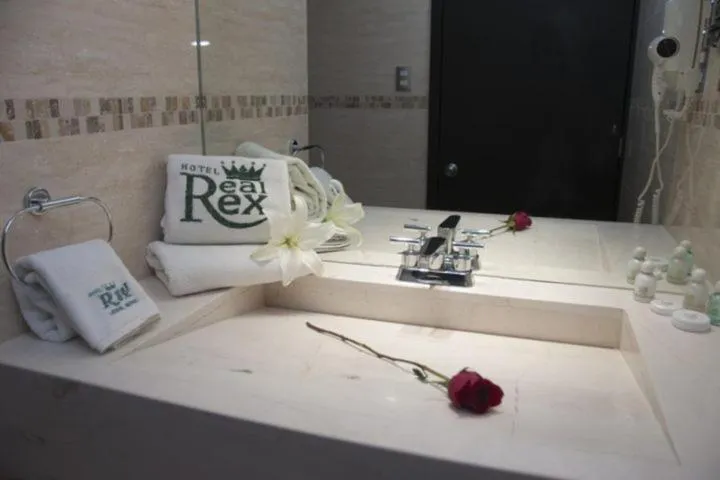 Bathroom in Hotel Real Rex