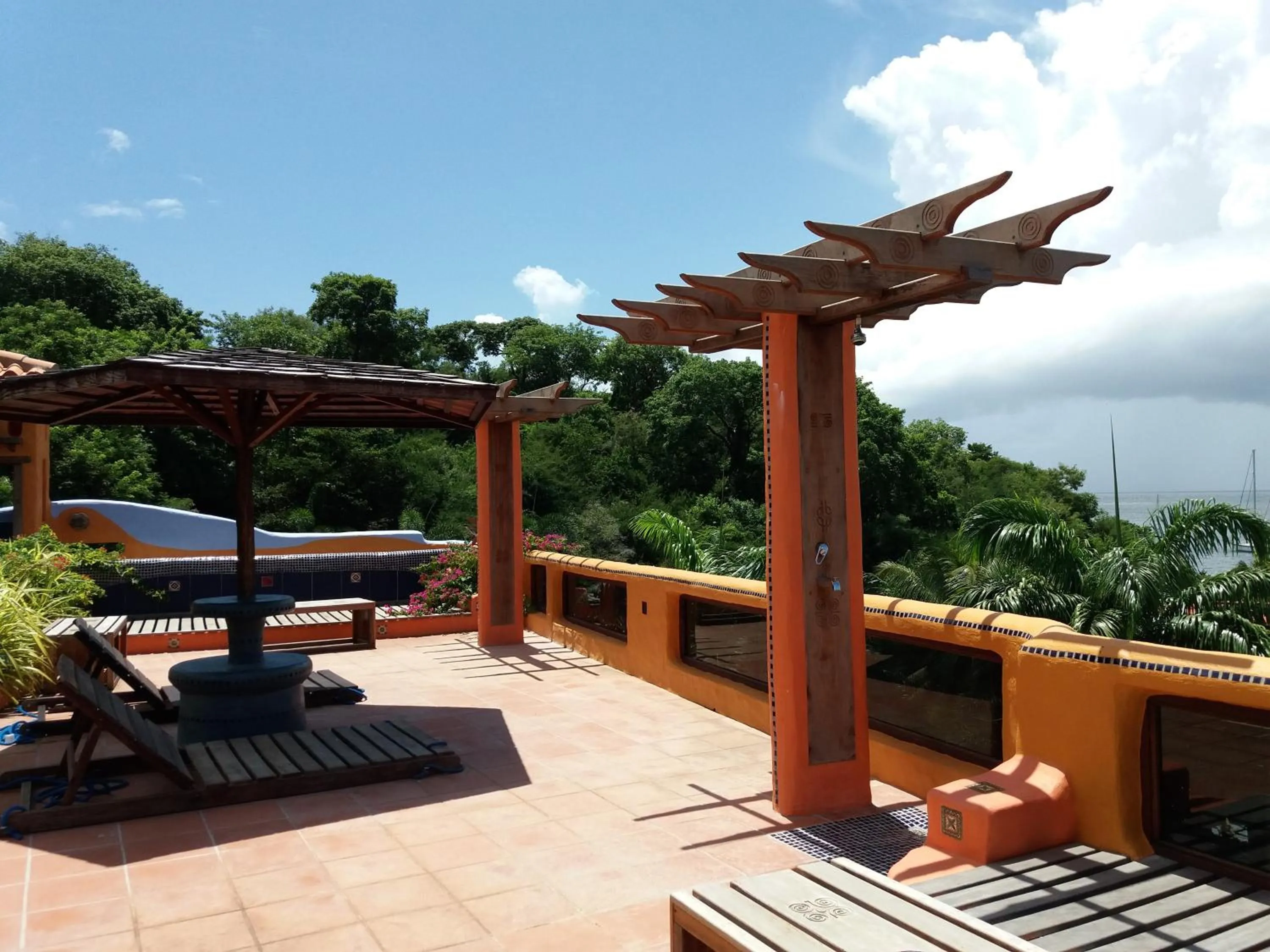 Patio in Reef View Pavilions - Villas & Condos