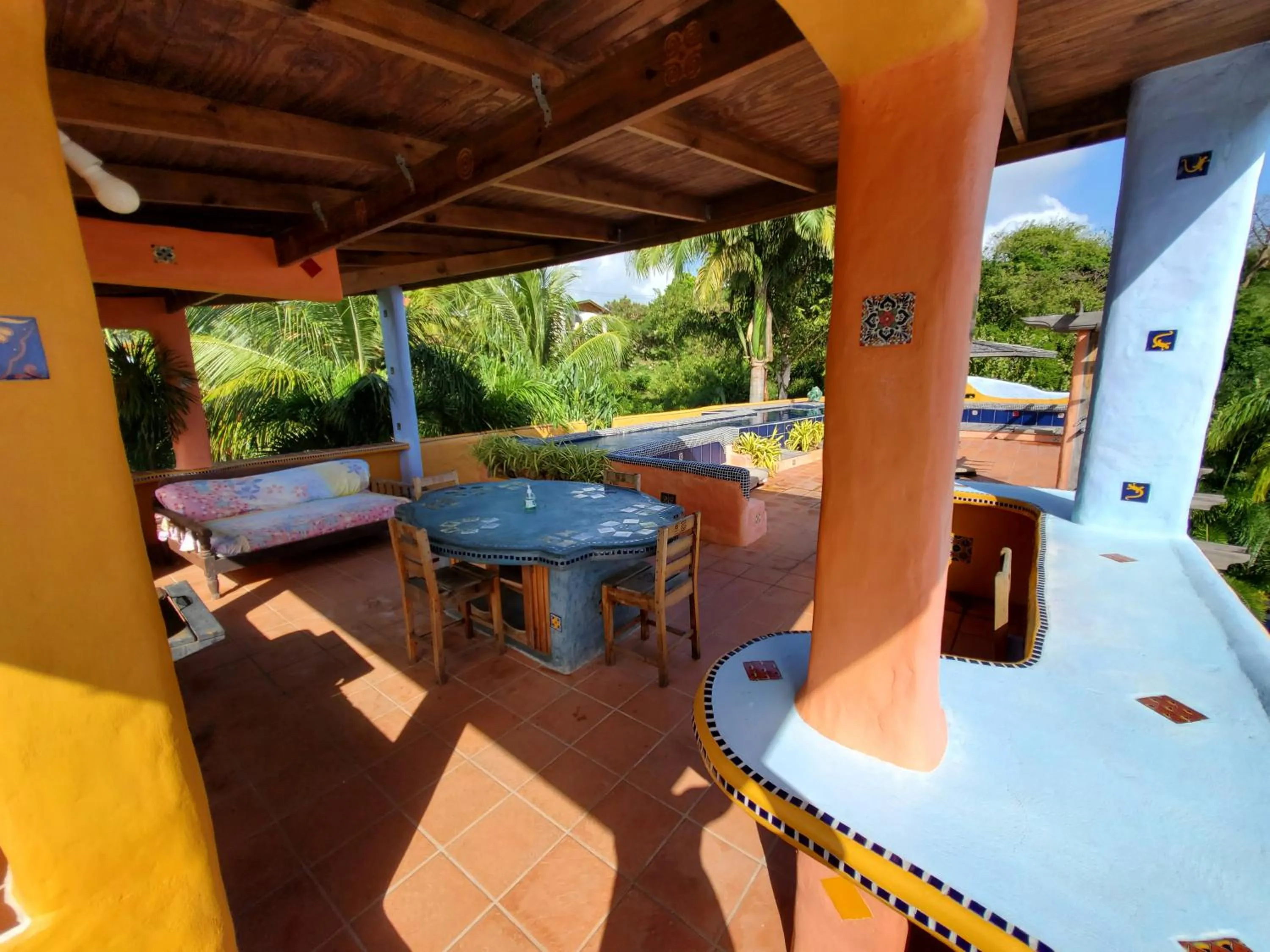 Patio in Reef View Pavilions - Villas & Condos