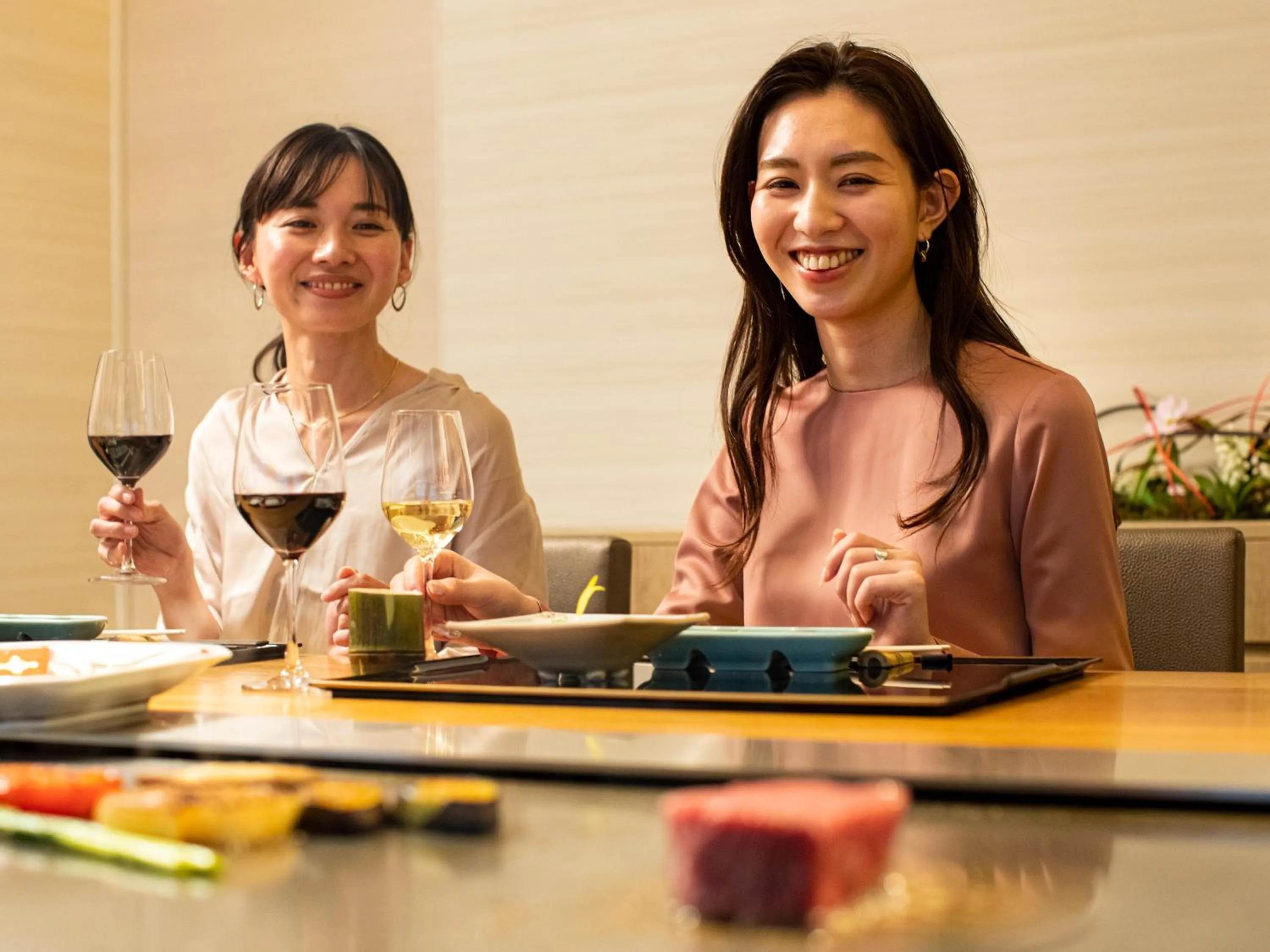 People in Garden Terrace Saga Hotel & Resorts