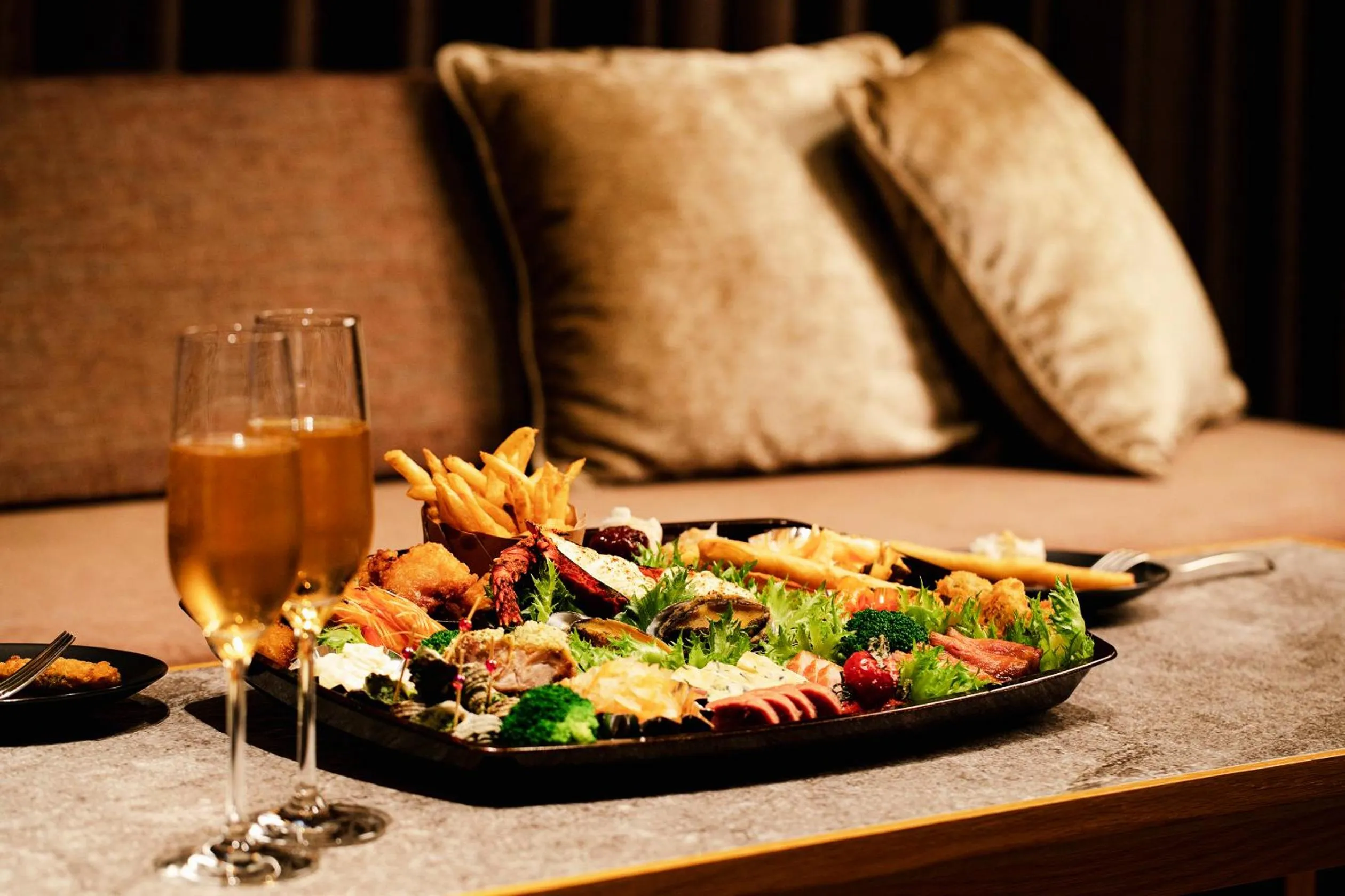 Food close-up in Garden Terrace Saga Hotel & Resorts