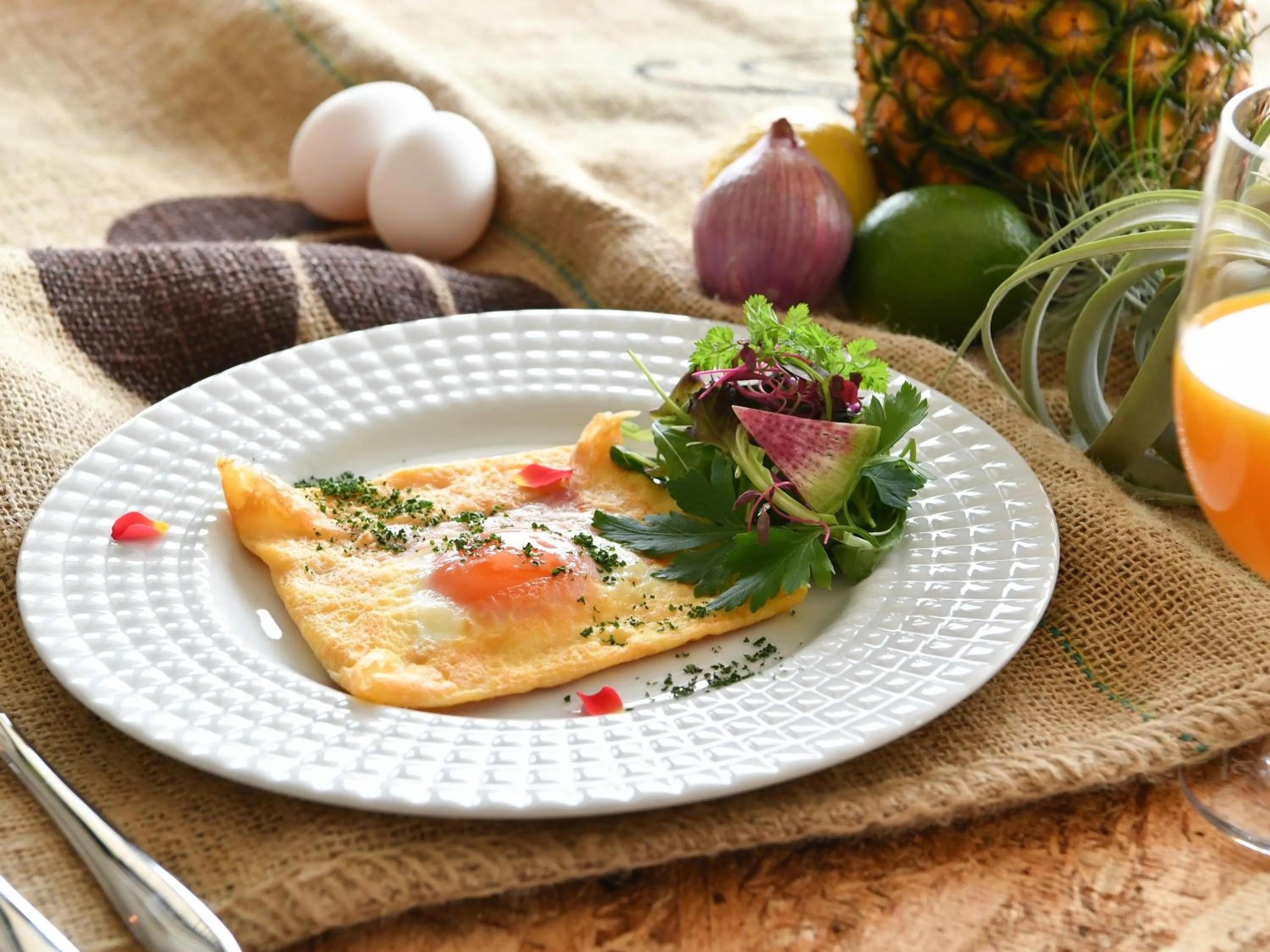 Breakfast in Garden Terrace Saga Hotel & Resorts