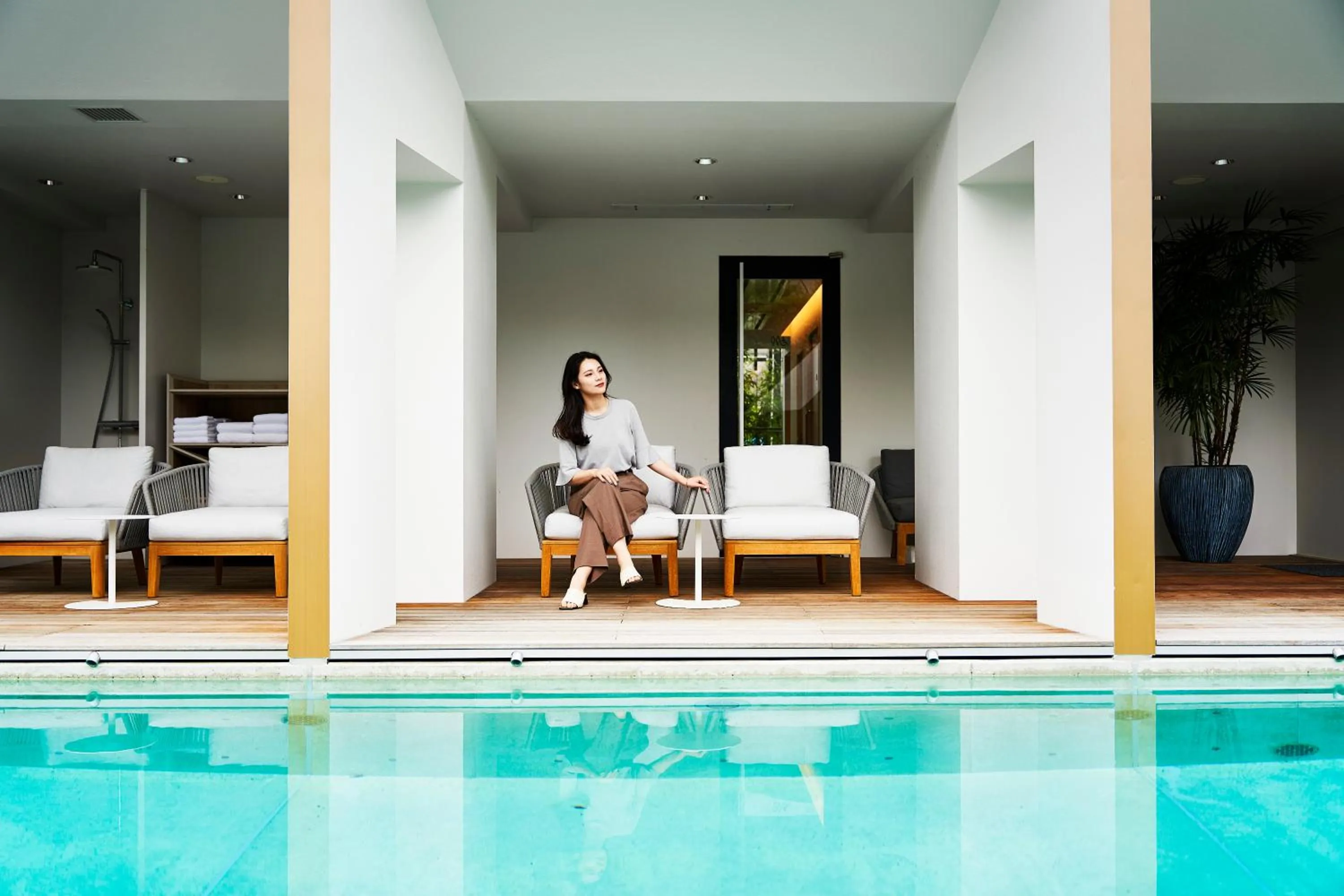 Pool view in Garden Terrace Saga Hotel & Resorts