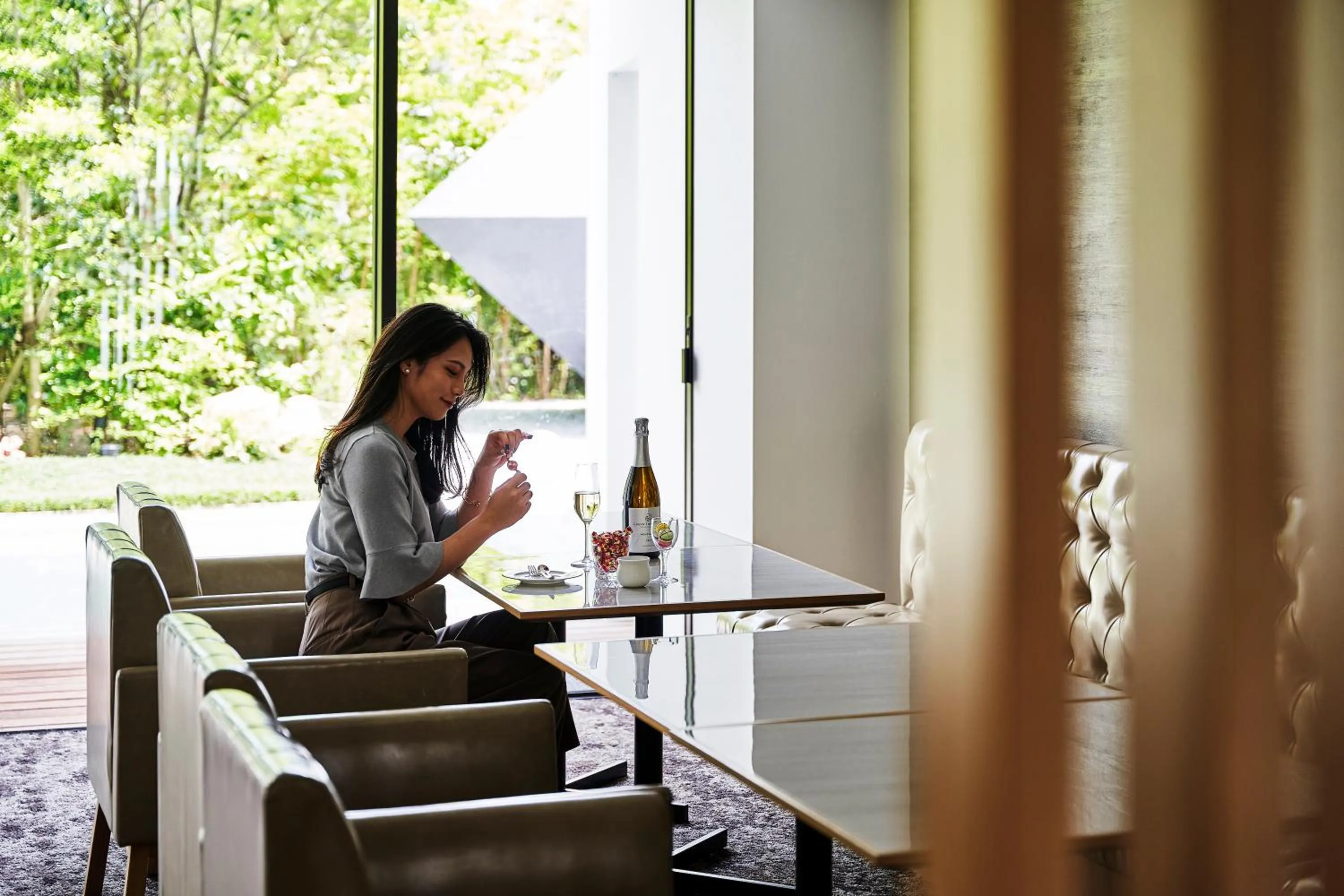 Lounge or bar in Garden Terrace Saga Hotel & Resorts