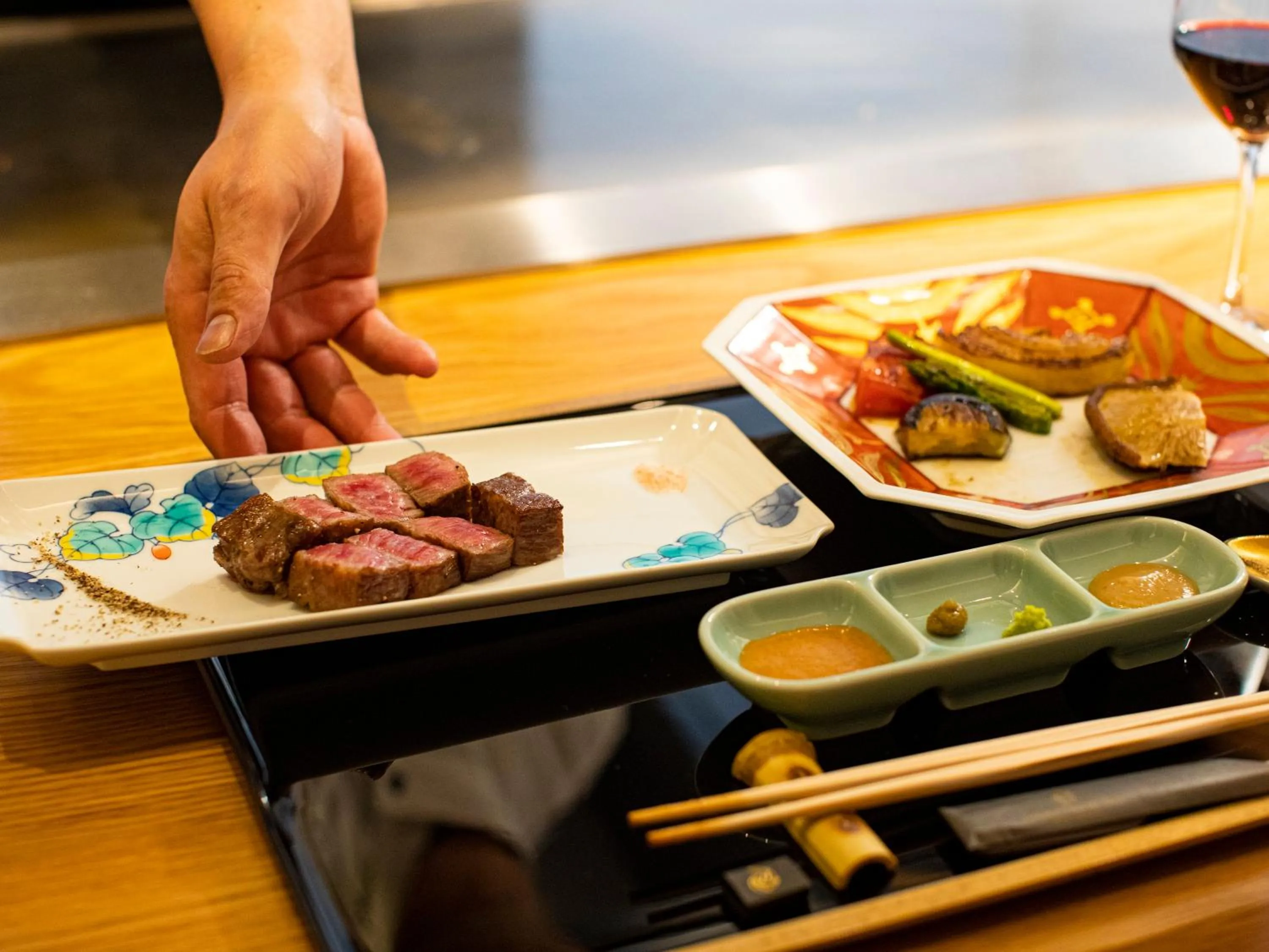 Dinner in Garden Terrace Saga Hotel & Resorts