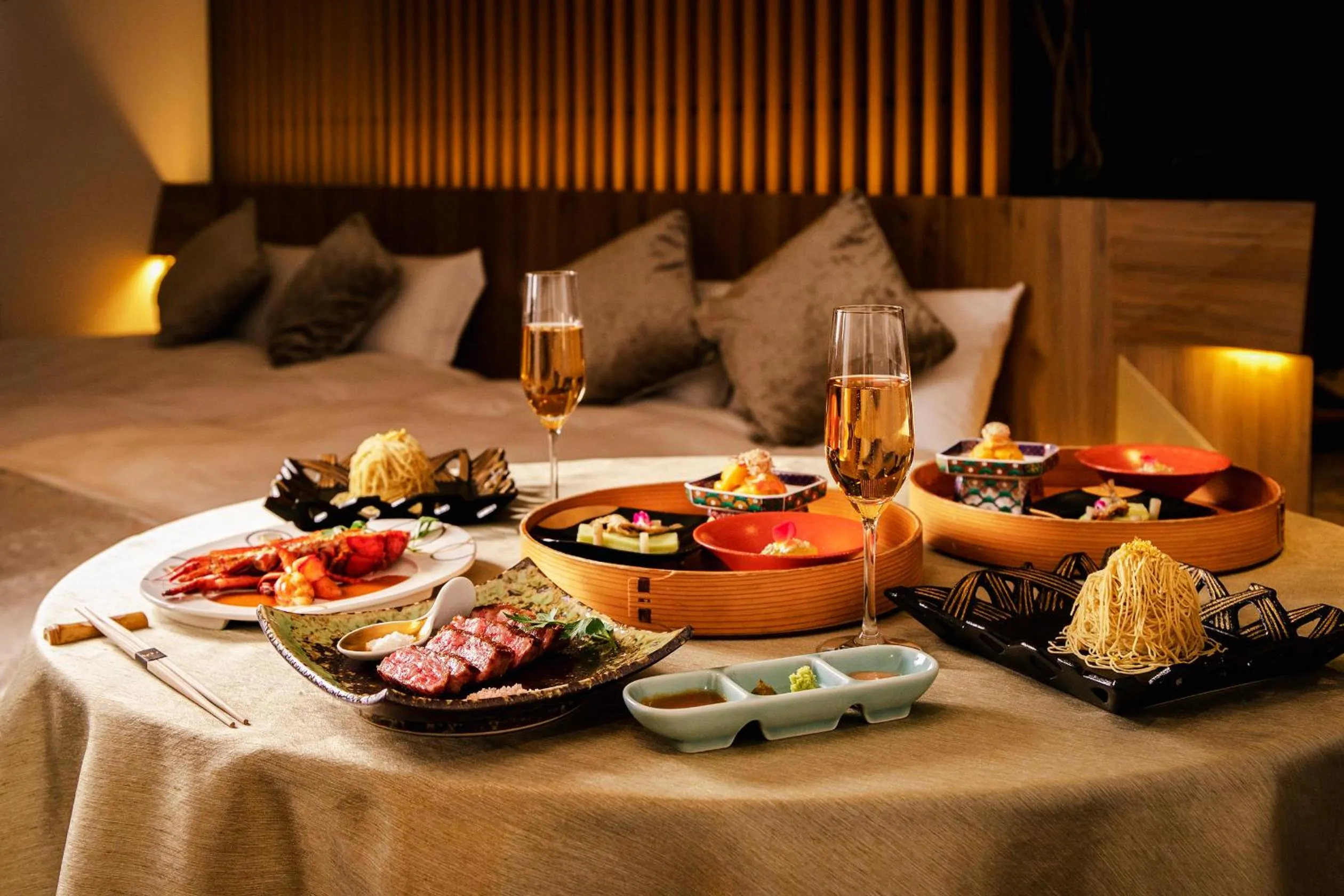 Food close-up in Garden Terrace Saga Hotel & Resorts