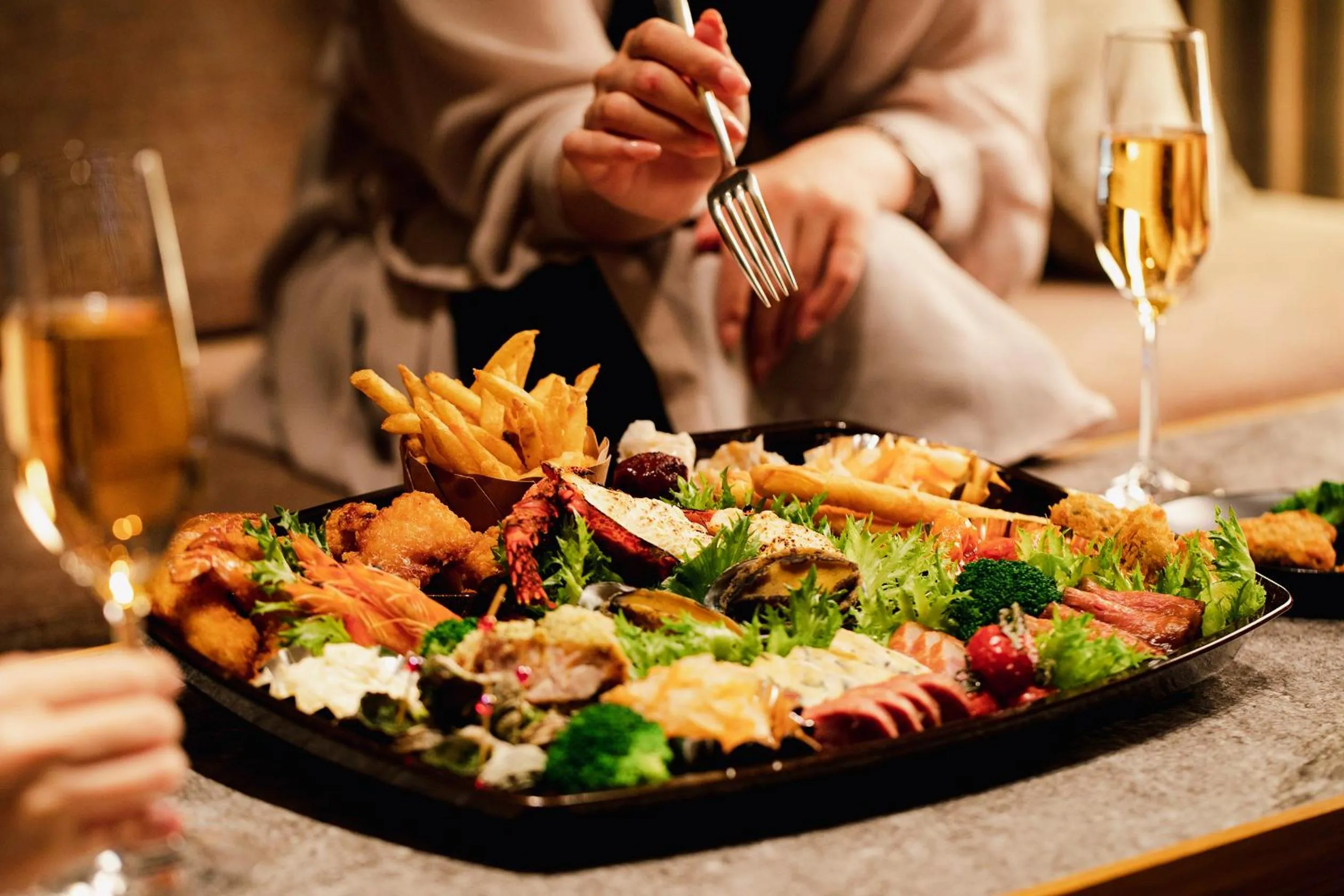 Food close-up in Garden Terrace Saga Hotel & Resorts