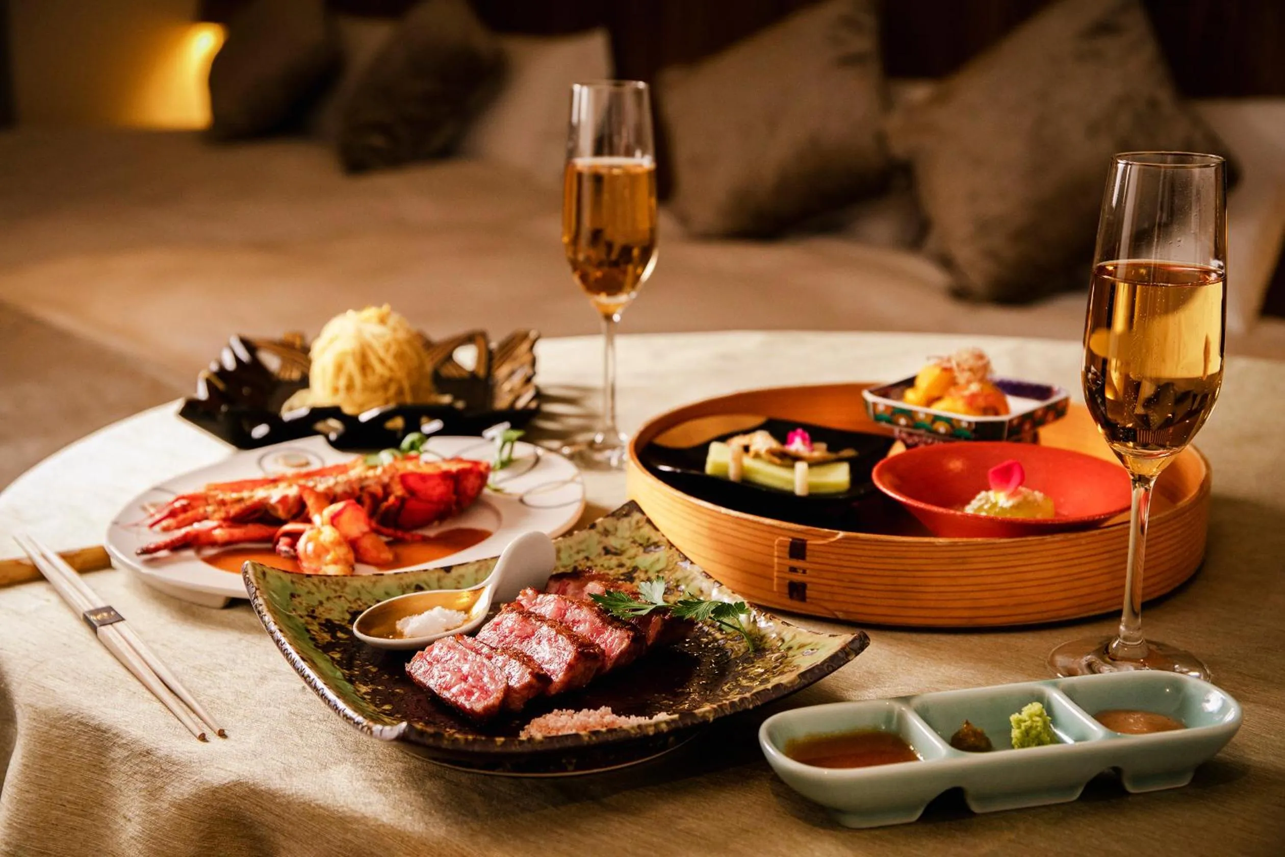 Food close-up in Garden Terrace Saga Hotel & Resorts