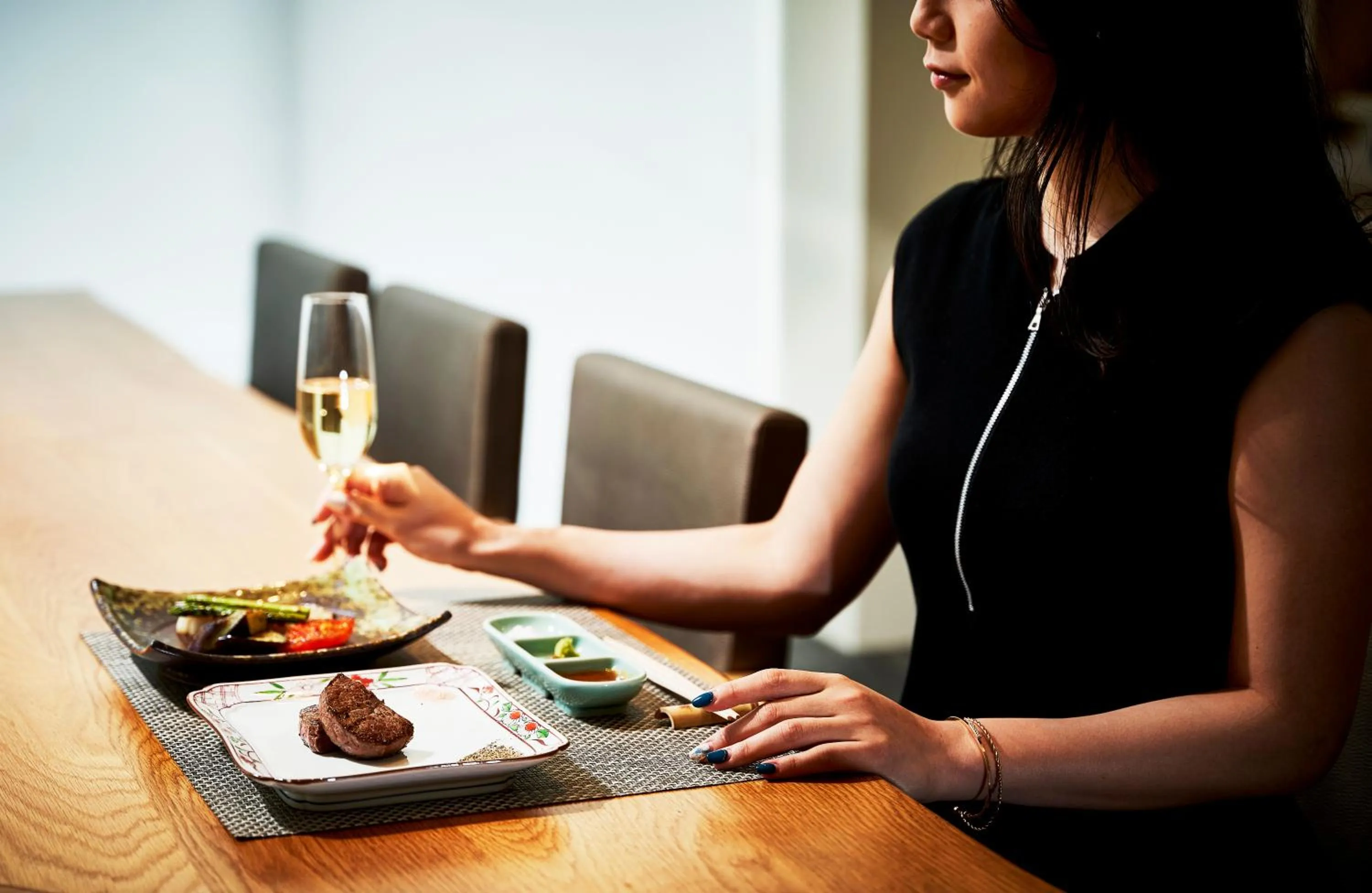 Food in Garden Terrace Saga Hotel & Resorts