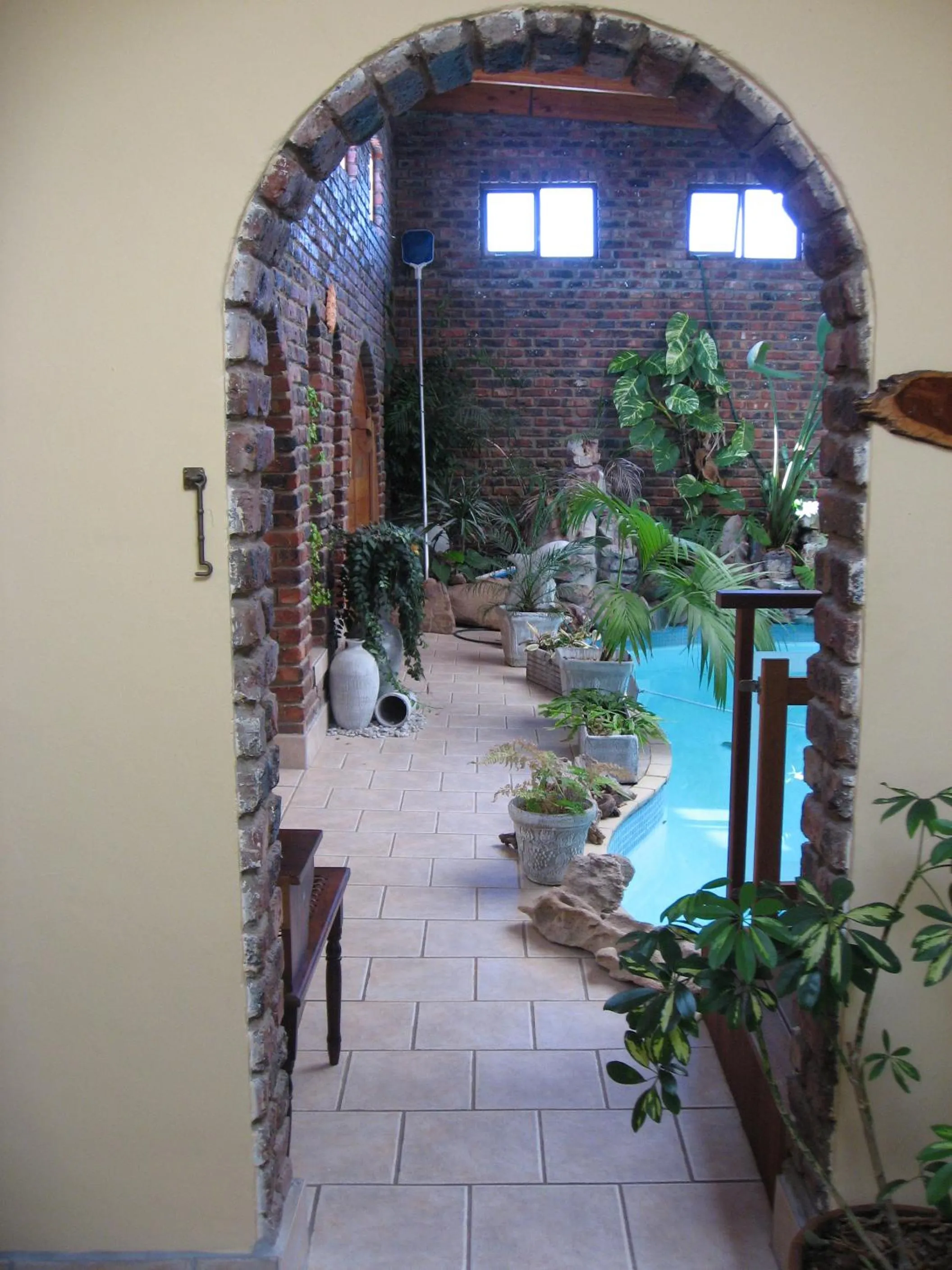 Pool view in Dolphin View Guesthouse