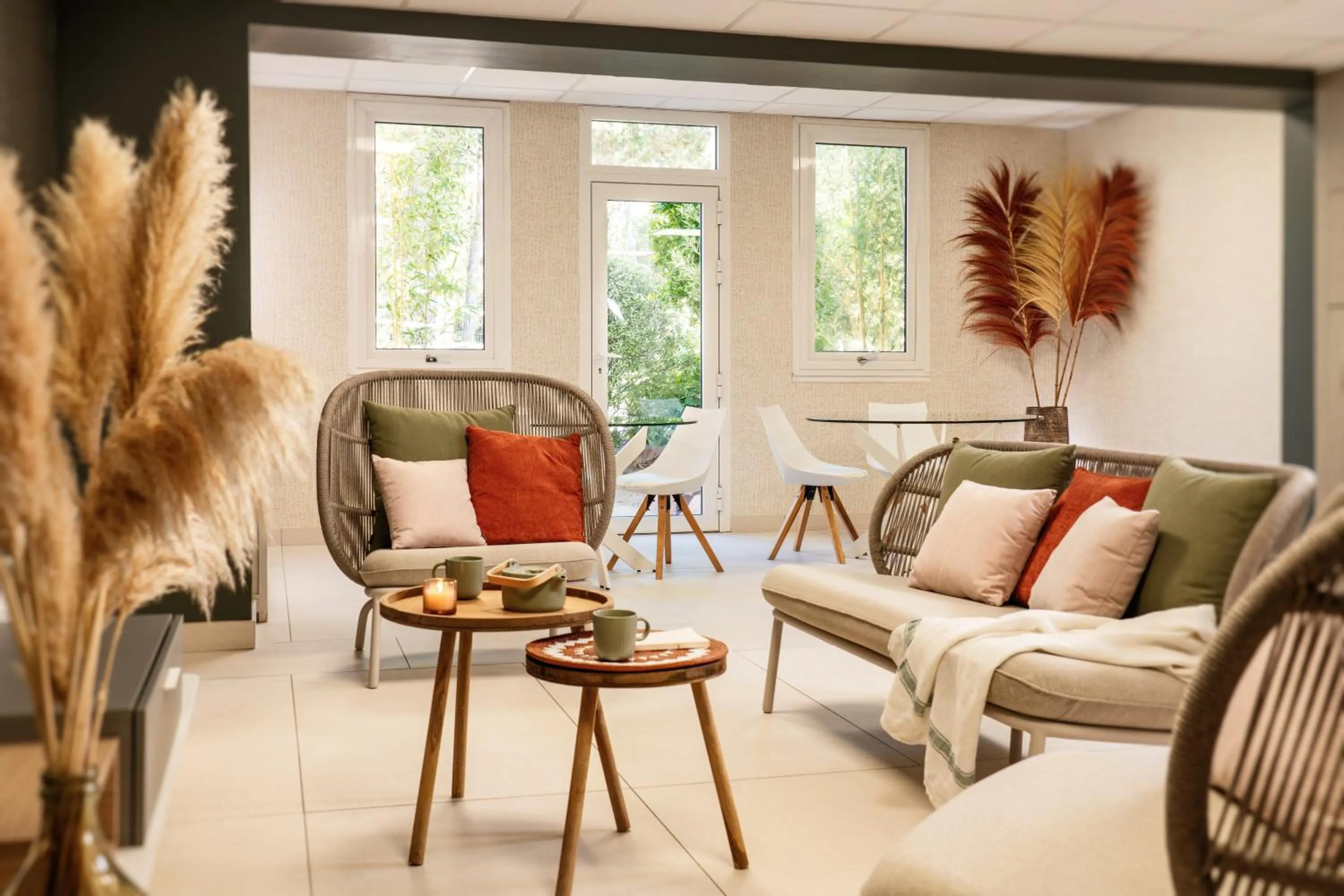 Living room in Résidence Valdys Thalasso & Spa - les Pins