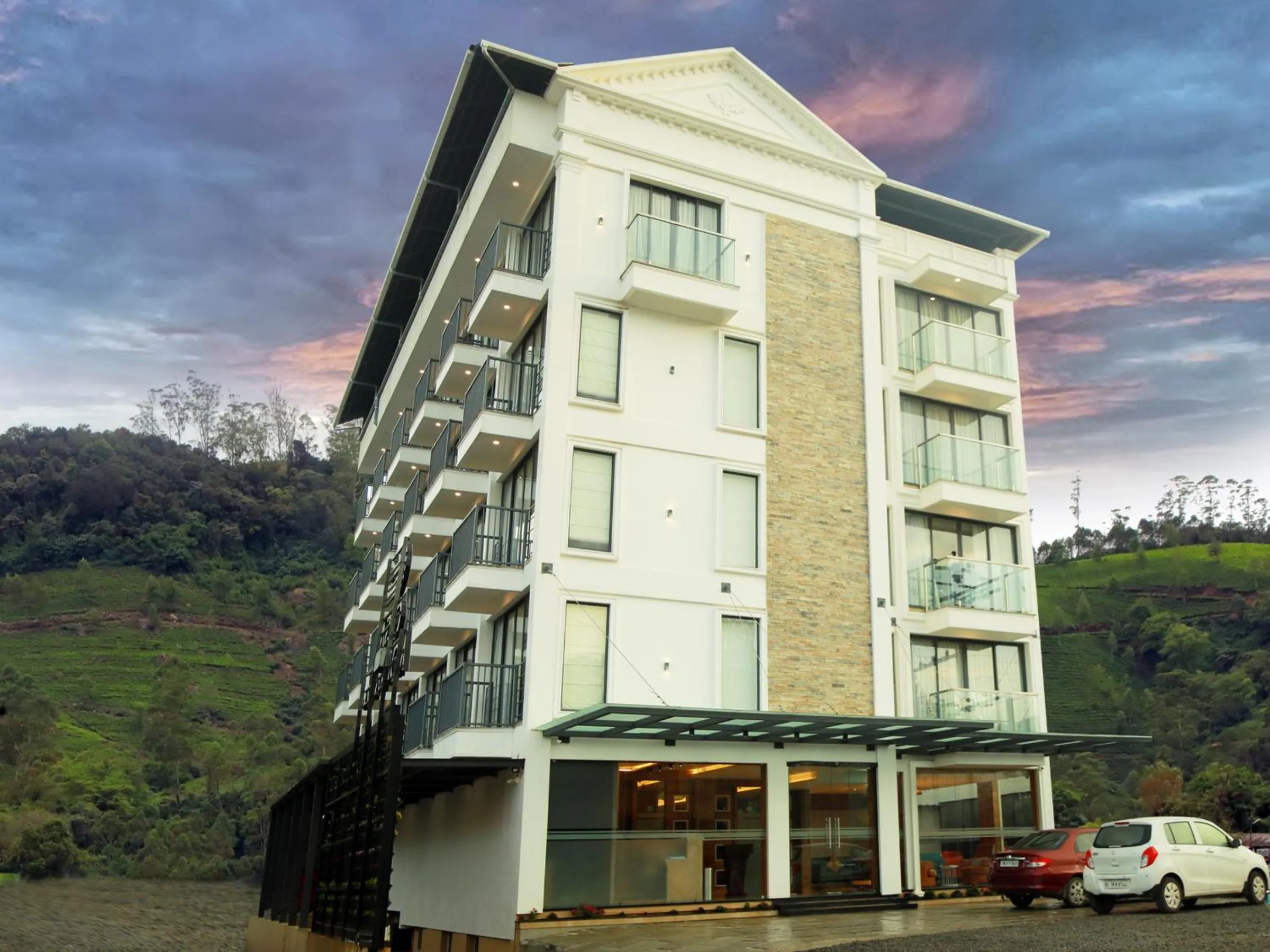 Facade/entrance in Casa Montana Munnar