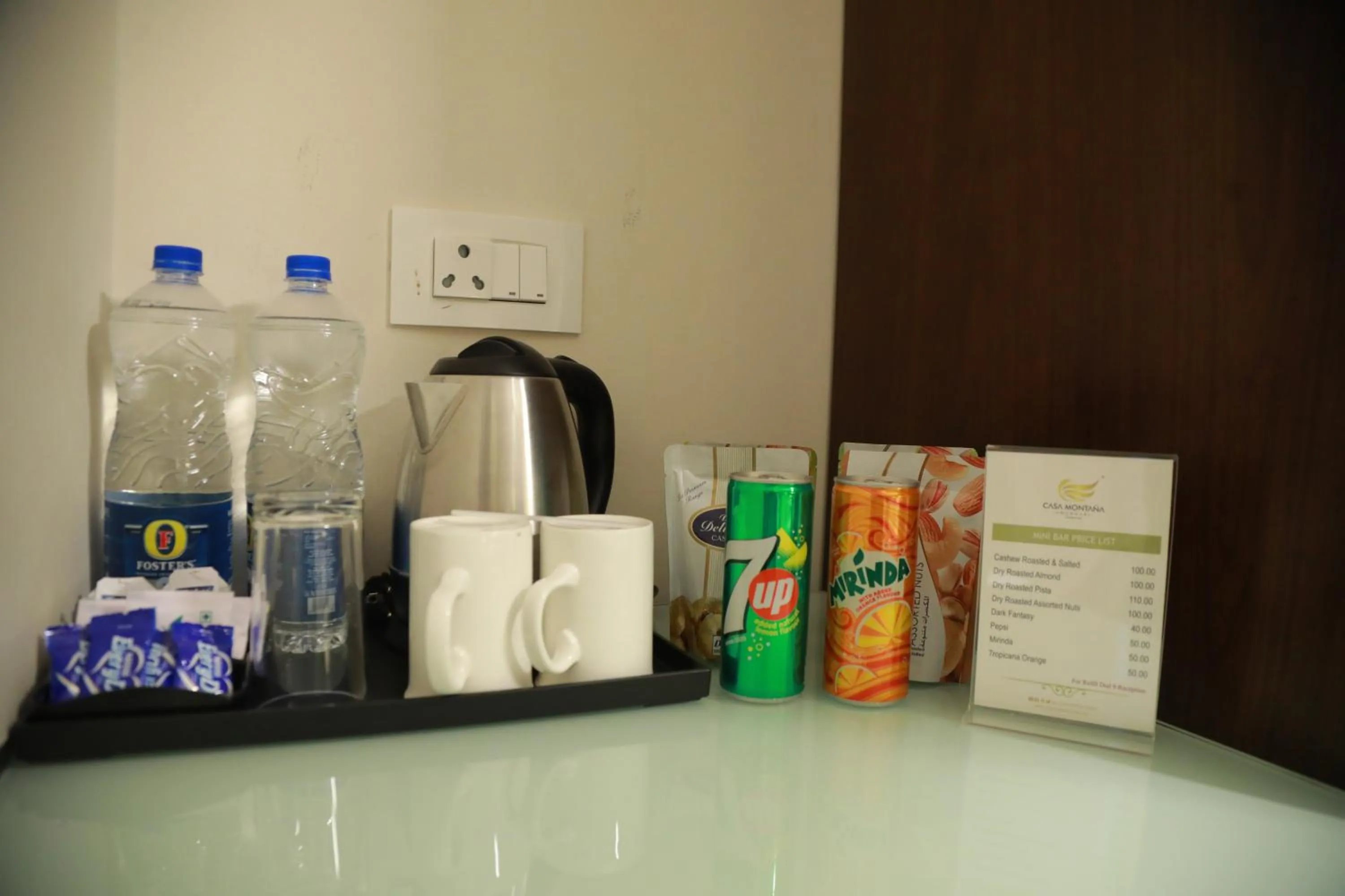 Drinks in Casa Montana Munnar