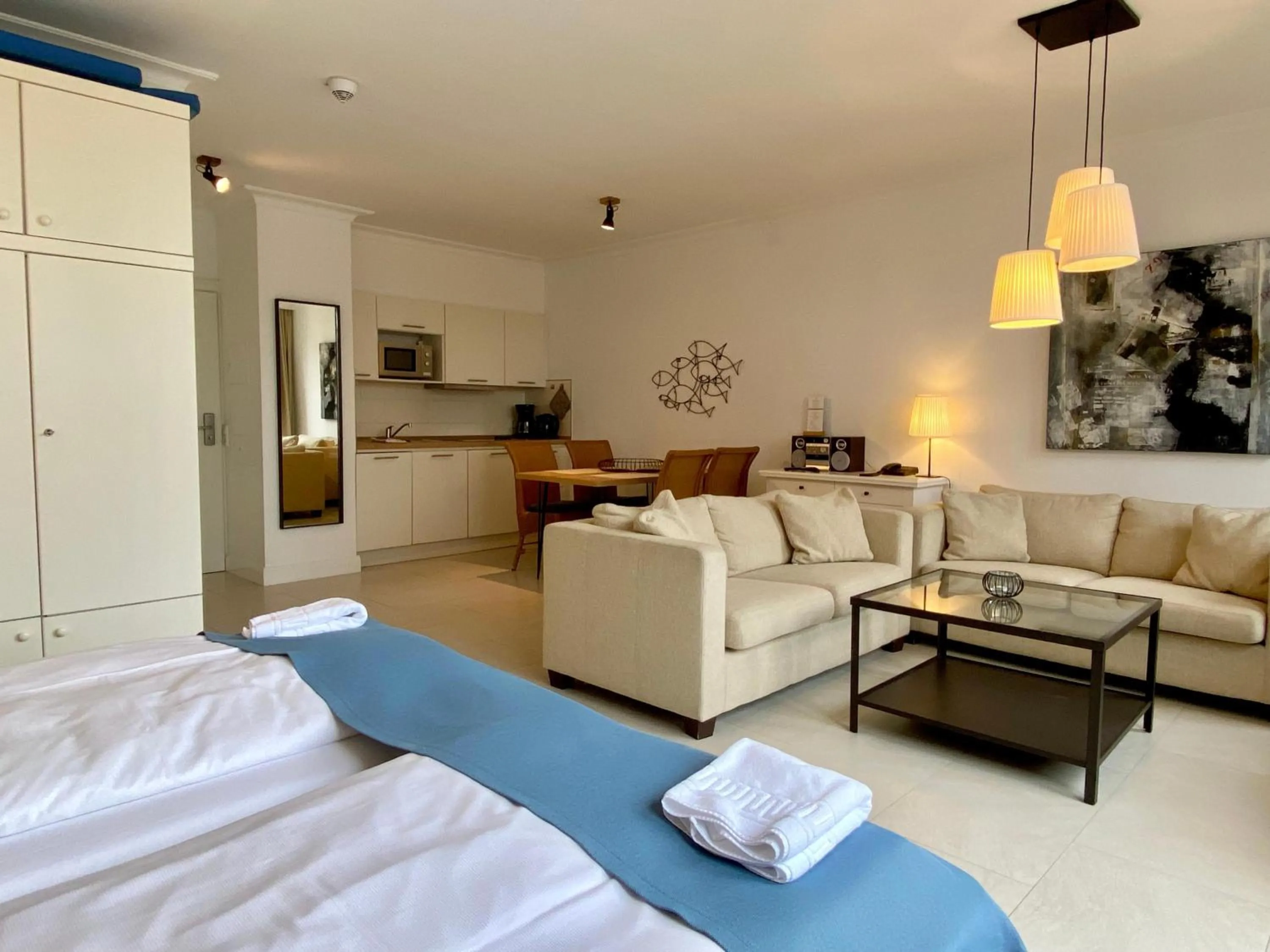 Bed in Appartement-Hotel Timmendorfer Strand