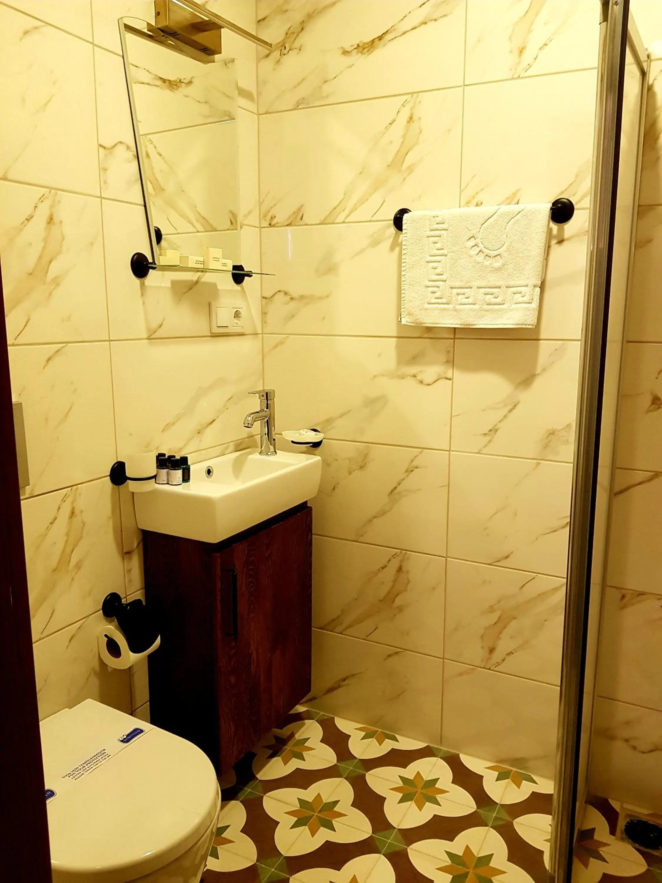 Toilet in Double DD Hotel