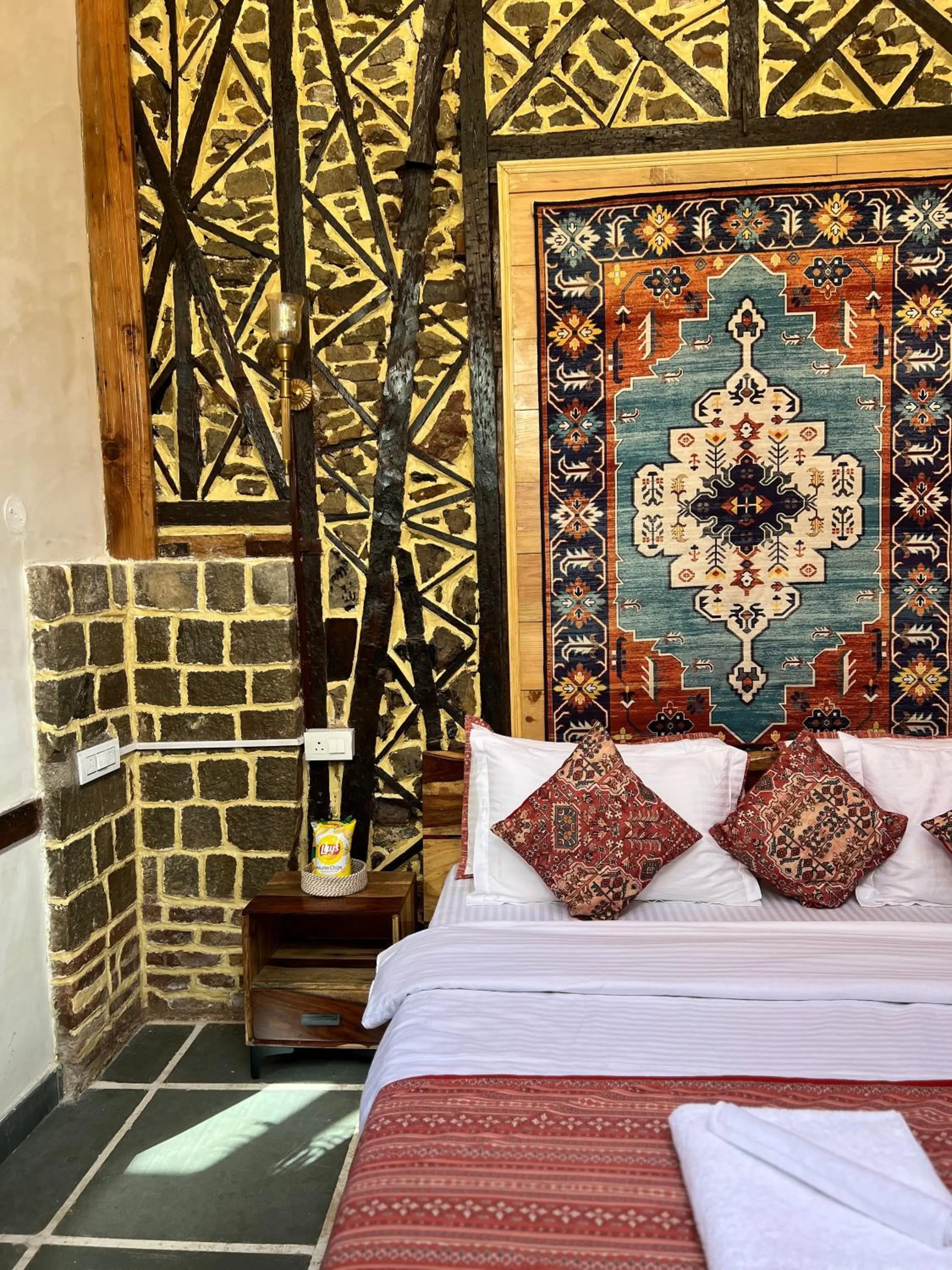 Photo of the whole room, Bed in Himtrek Stays,Mcleodganj