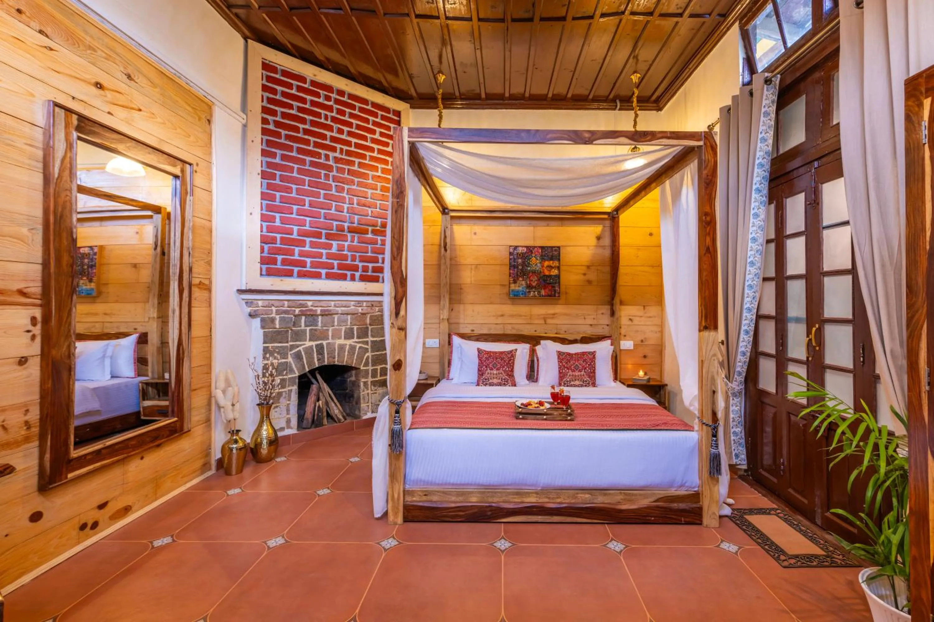 Photo of the whole room, Bed in Himtrek Stays,Mcleodganj