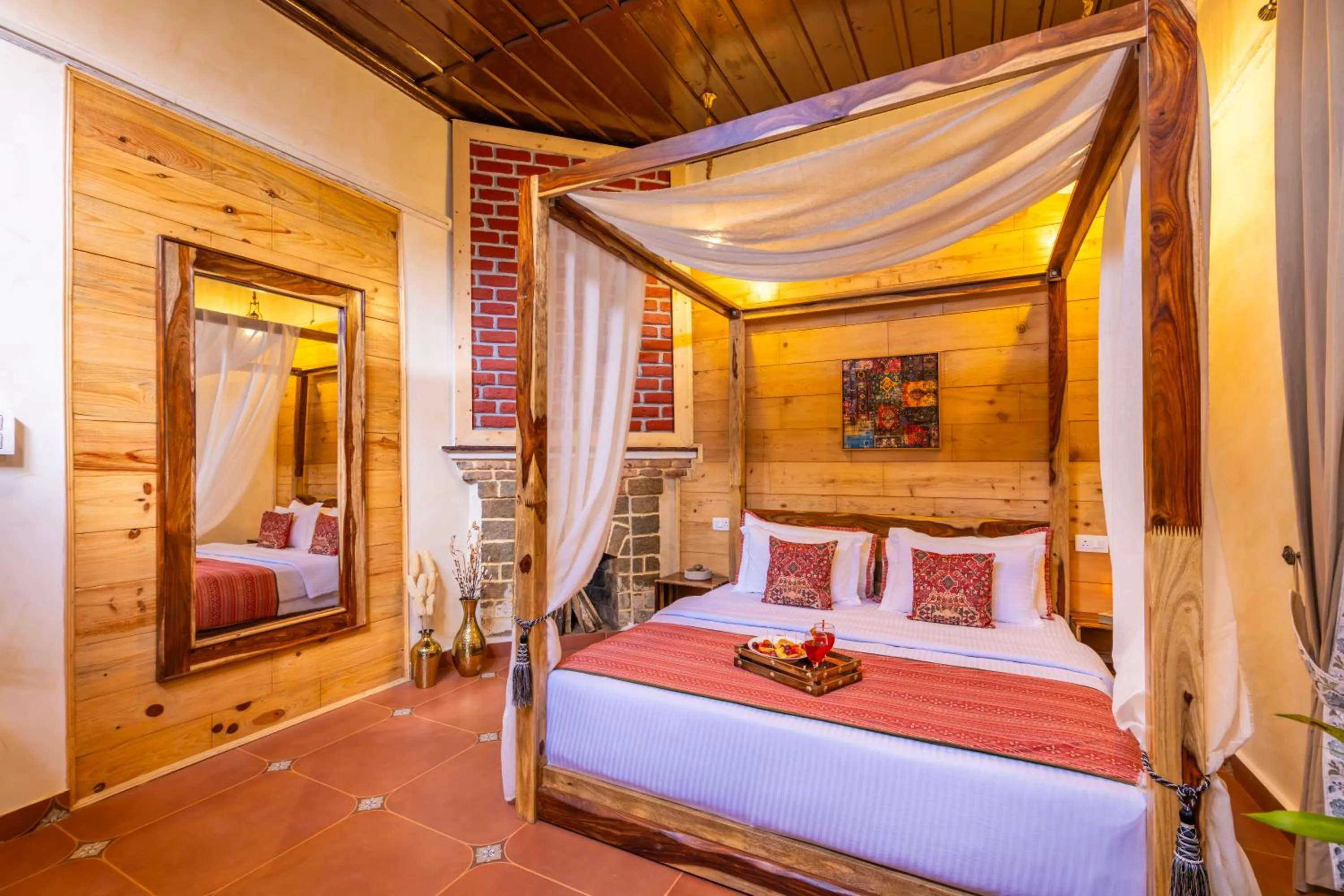 Photo of the whole room, Bed in Himtrek Stays,Mcleodganj