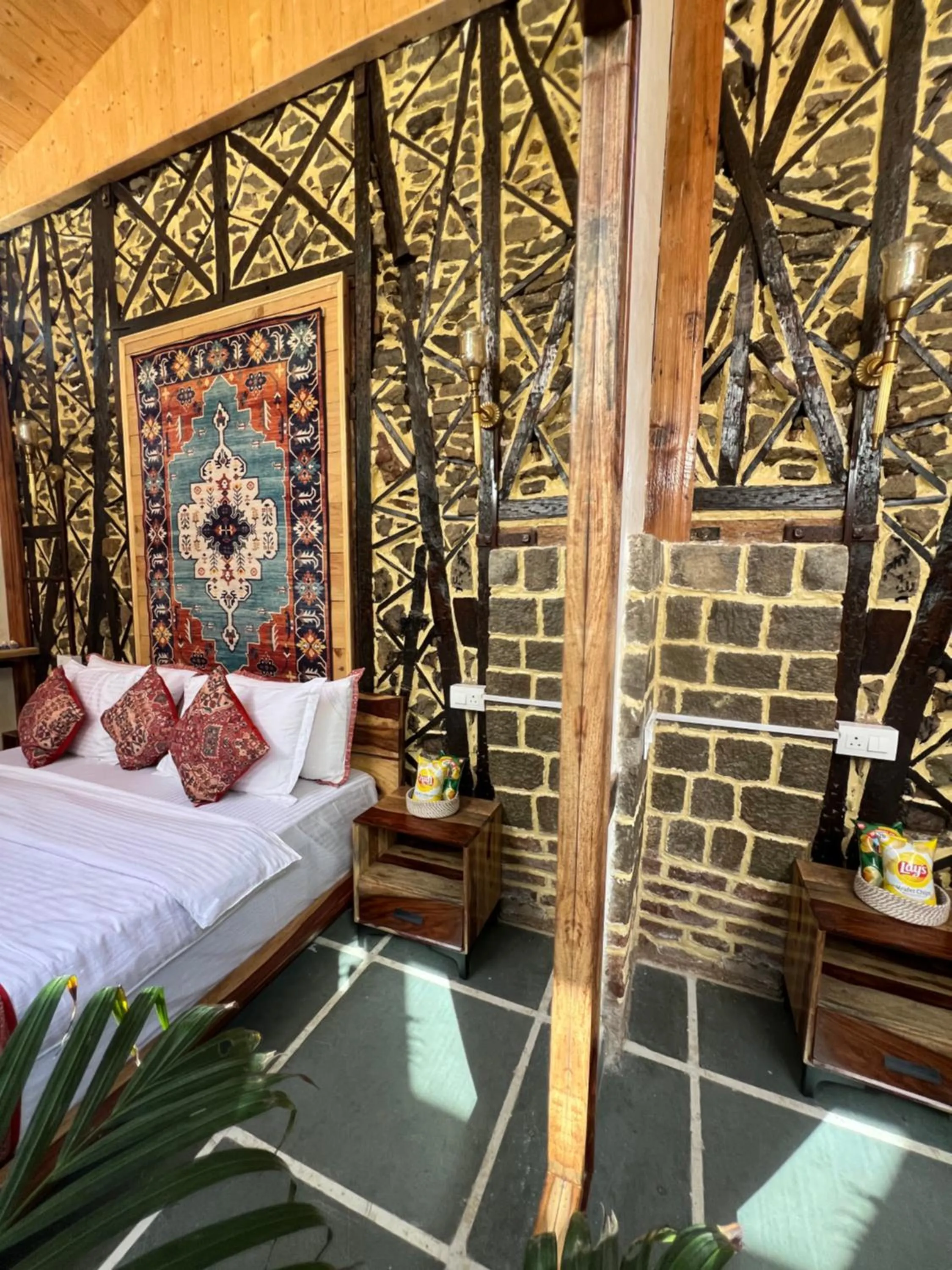 Photo of the whole room, Bed in Himtrek Stays,Mcleodganj