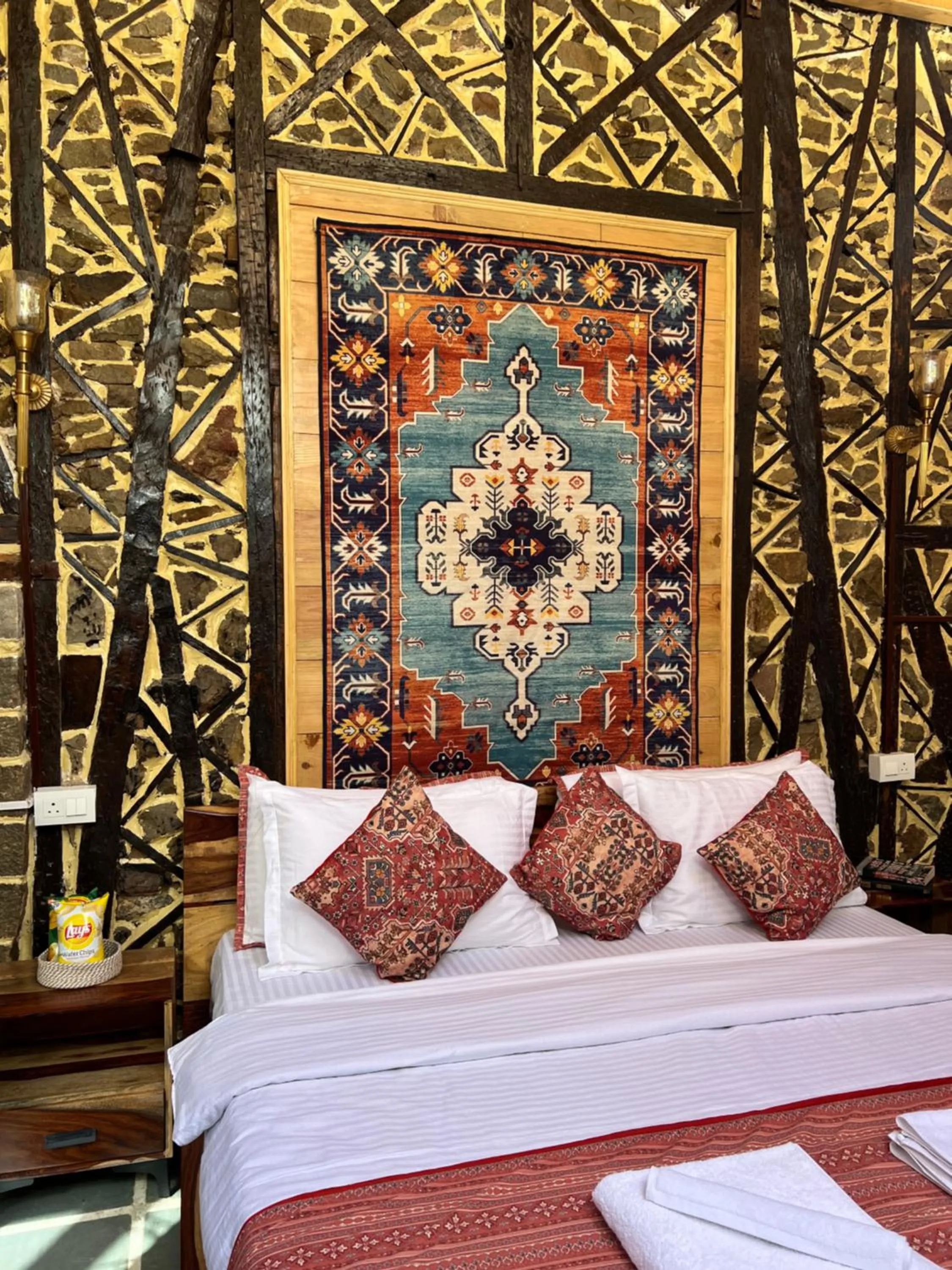 Bed in Himtrek Stays,Mcleodganj