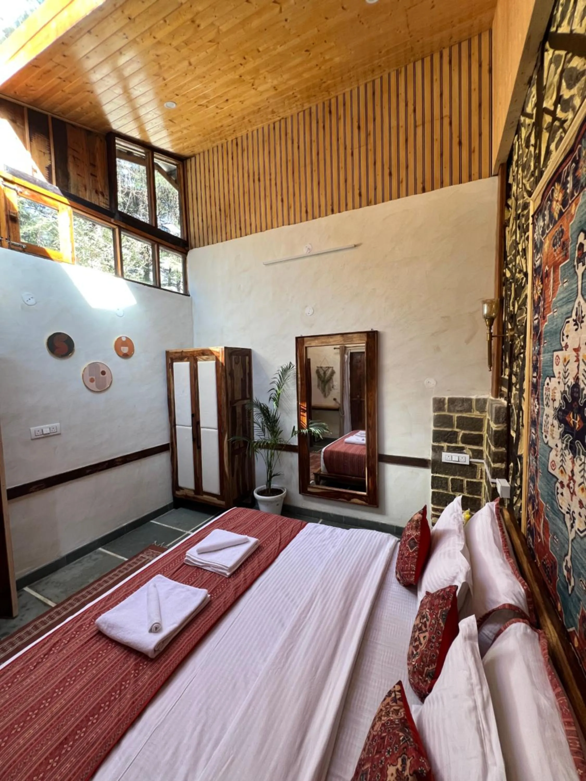 Photo of the whole room, Bed in Himtrek Stays,Mcleodganj