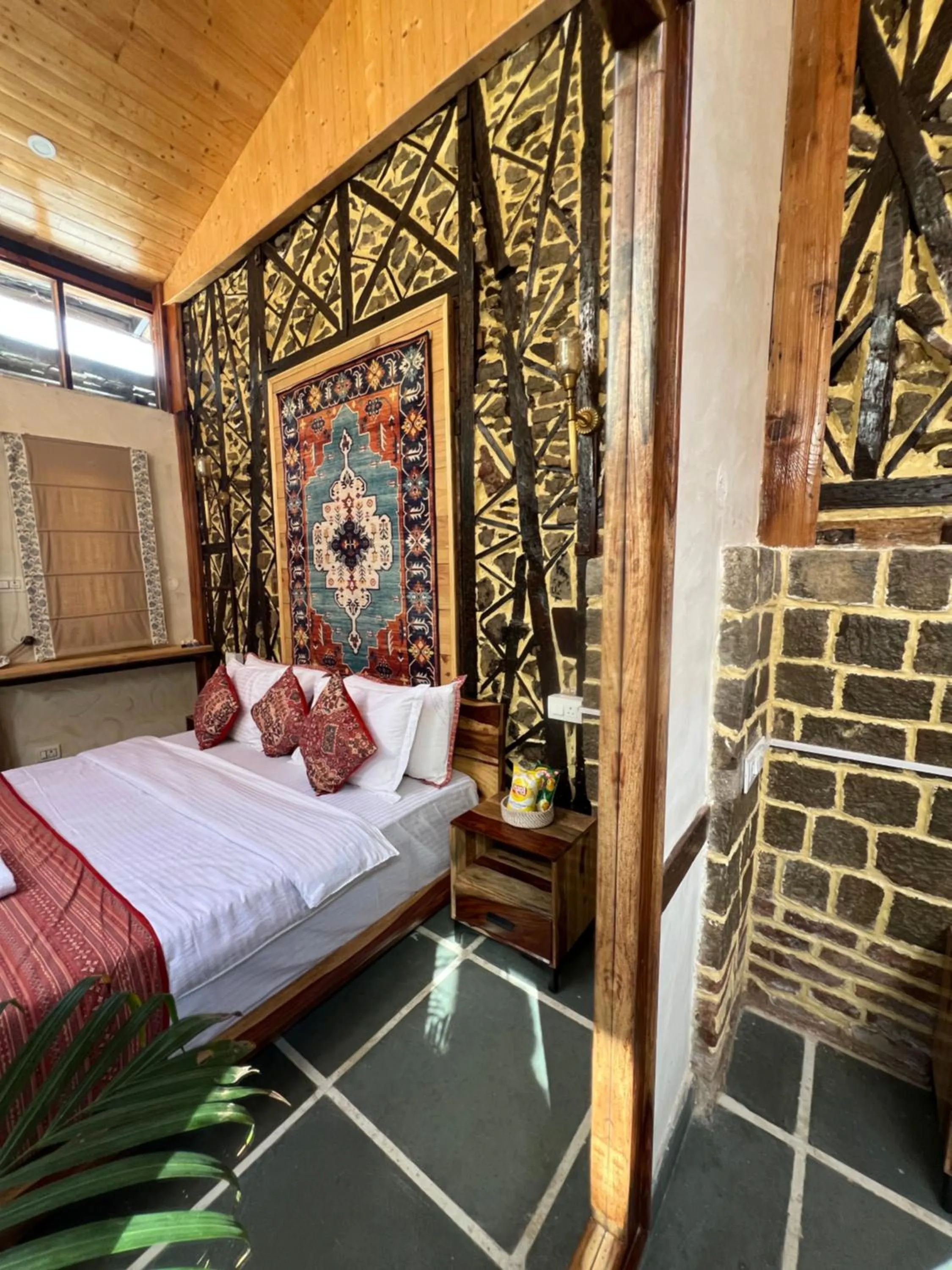 Photo of the whole room, Bed in Himtrek Stays,Mcleodganj