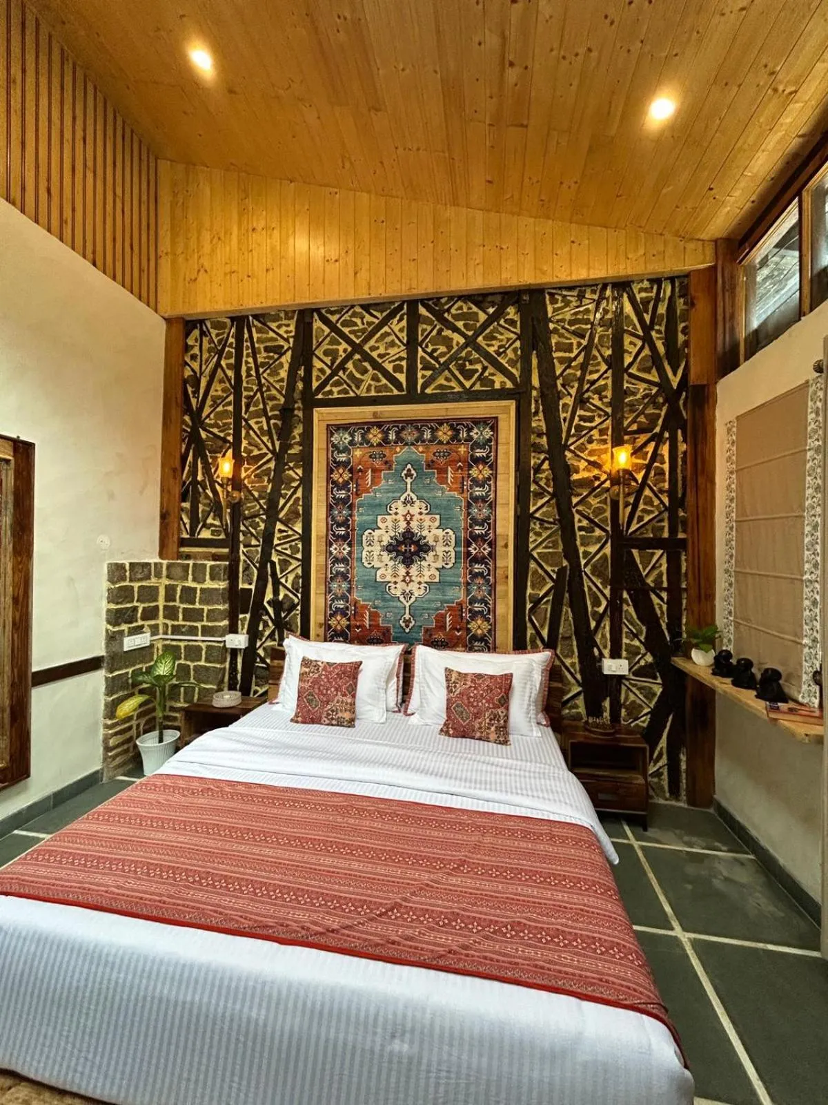 Photo of the whole room, Bed in Himtrek Stays,Mcleodganj