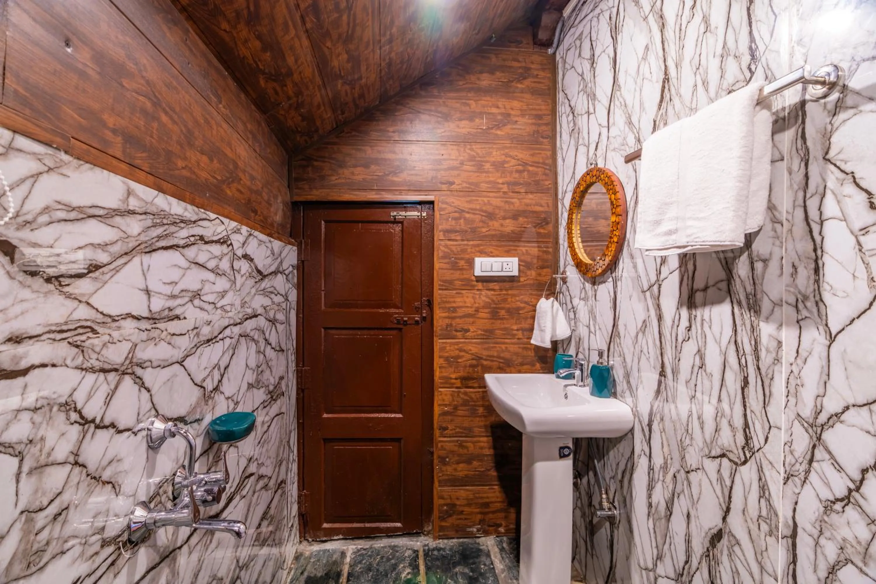 Bathroom in Himtrek Stays,Mcleodganj