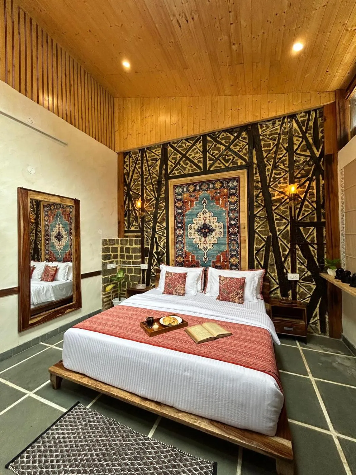 Photo of the whole room, Bed in Himtrek Stays,Mcleodganj