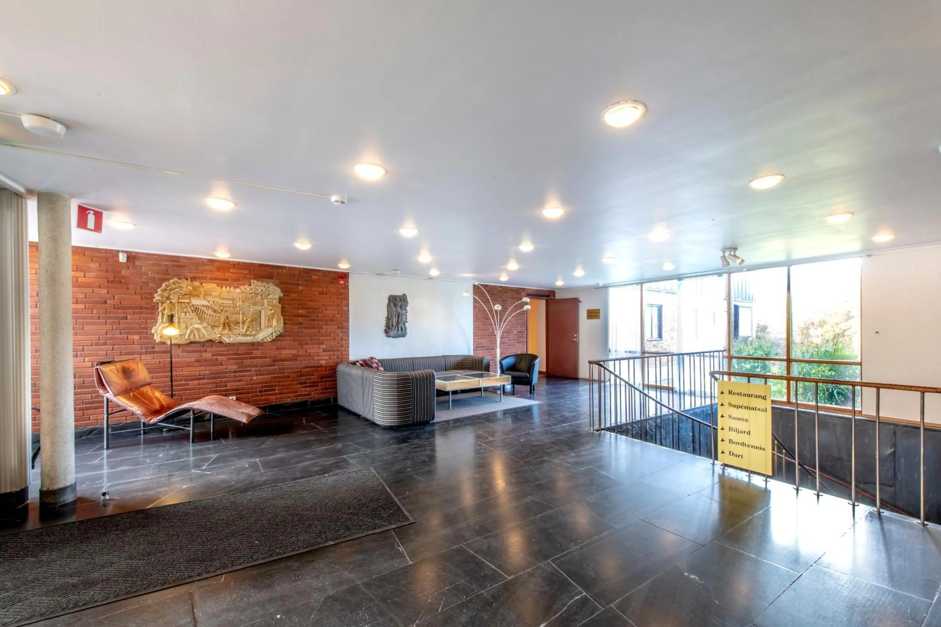 Lobby or reception in Västerbacken Hotell & Konferens