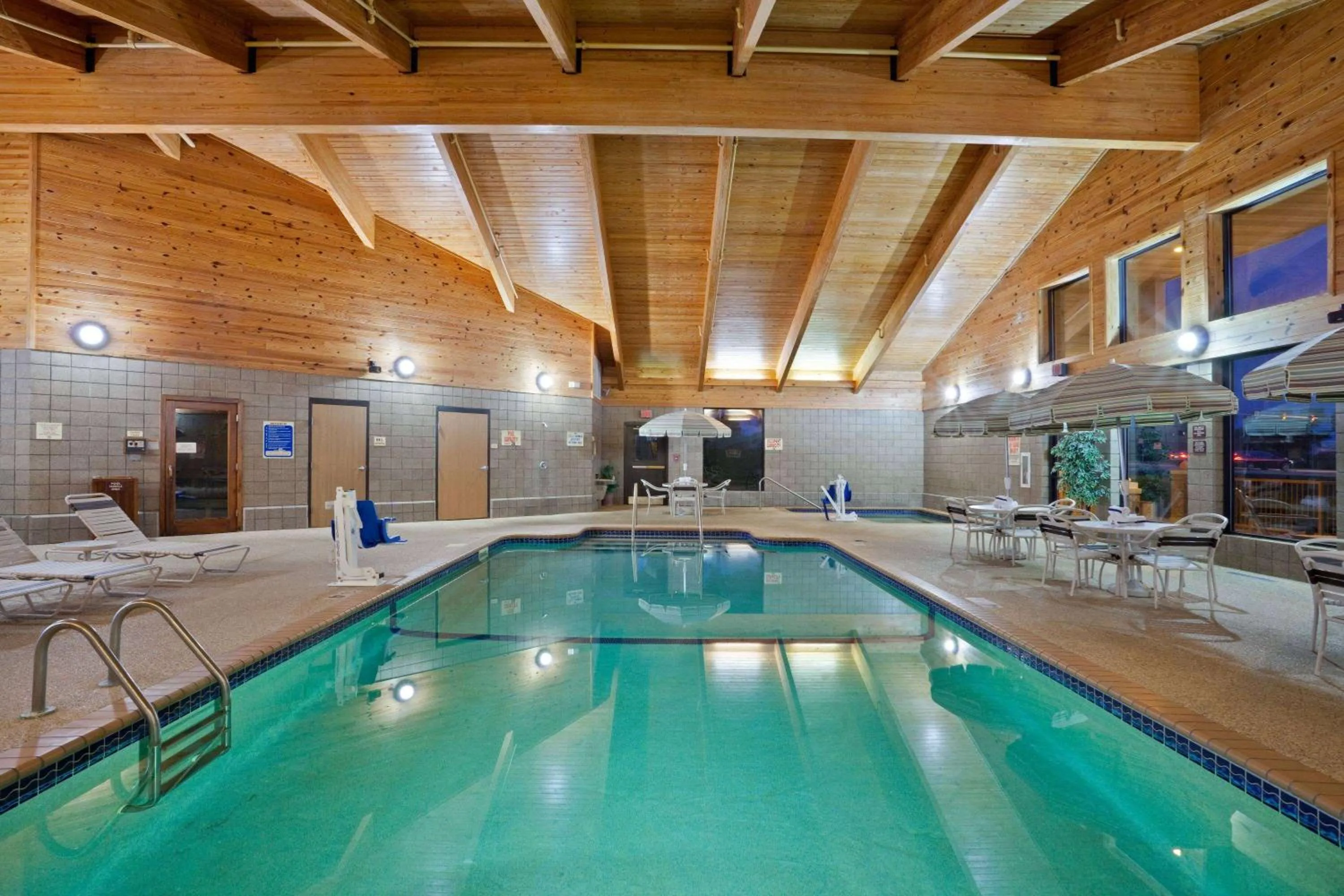 Pool view in AmericInn by Wyndham Chanhassen