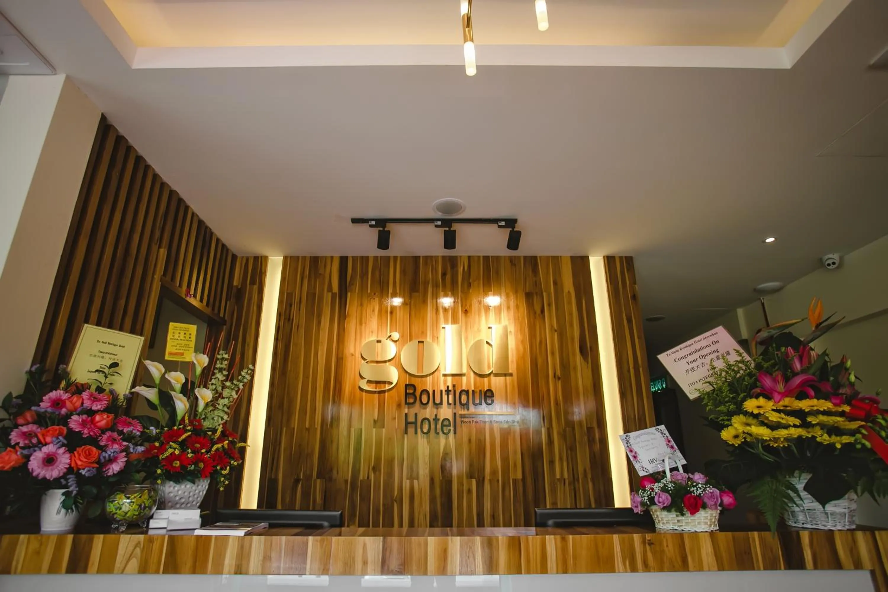 Lobby or reception in Gold Boutique Hotel