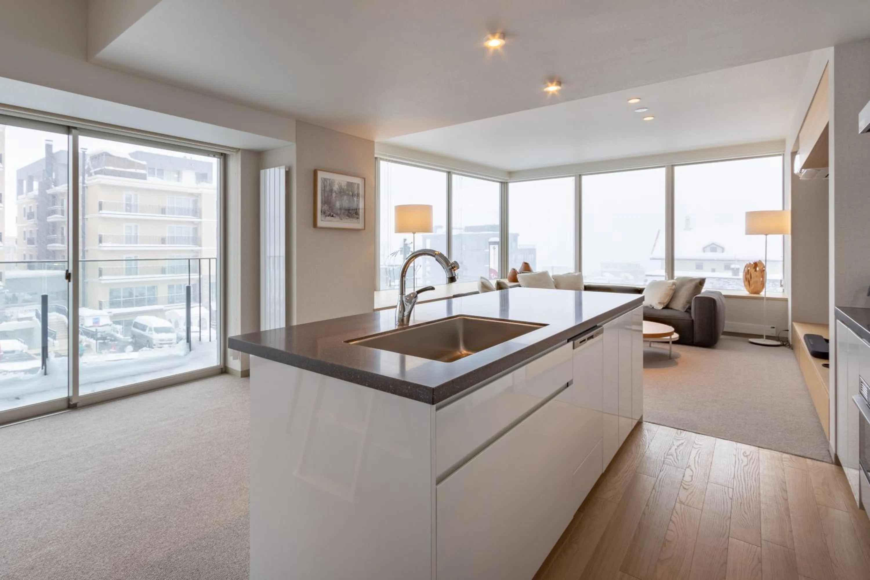 Living room in The Maples Niseko