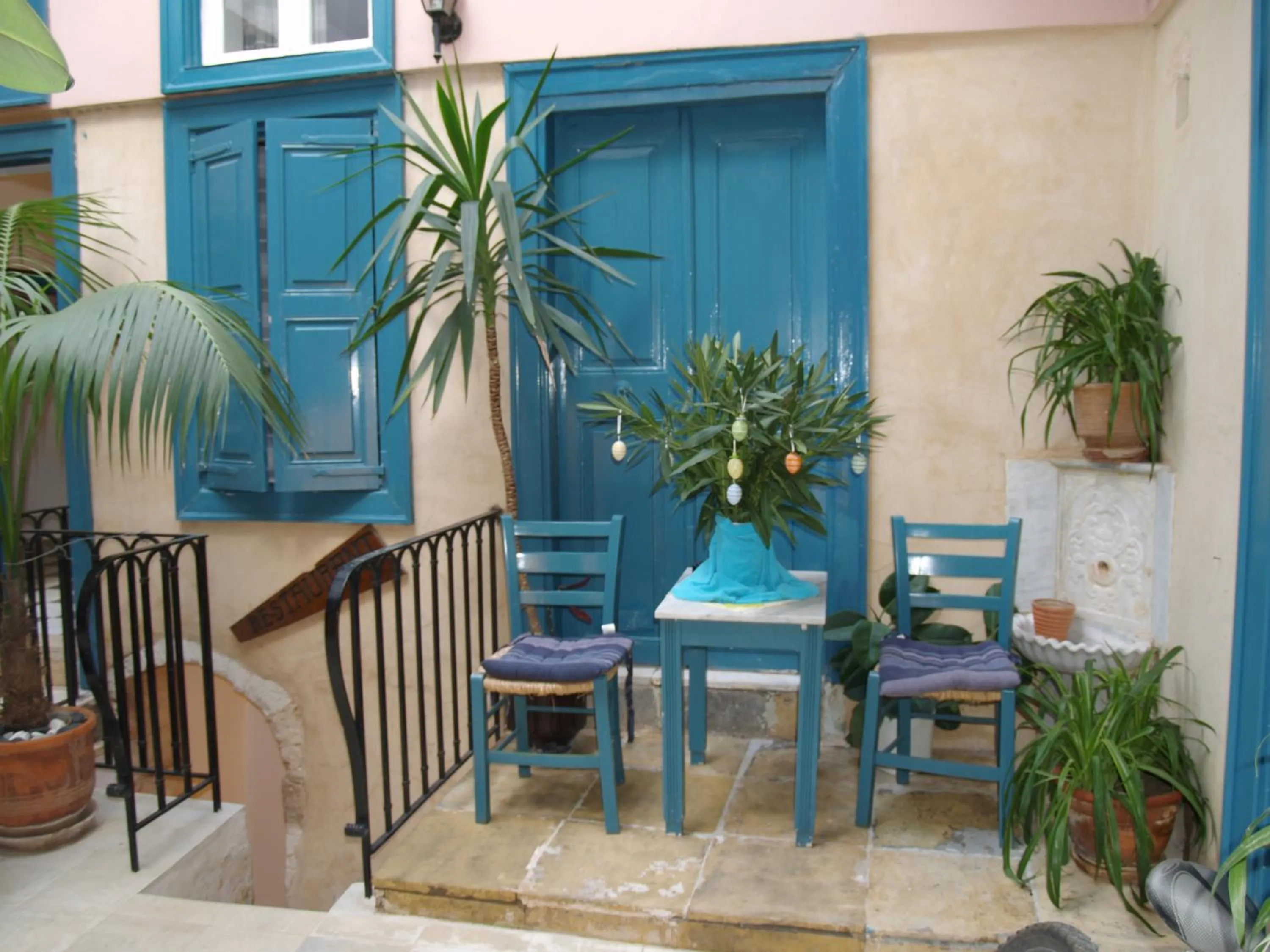 Decorative detail in Hotel Amphora