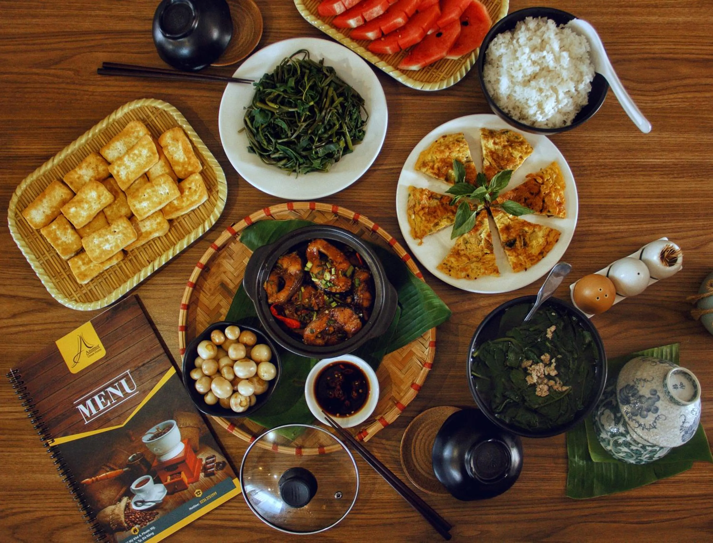 Food and drinks in Animor Green Home Villa Da Nang