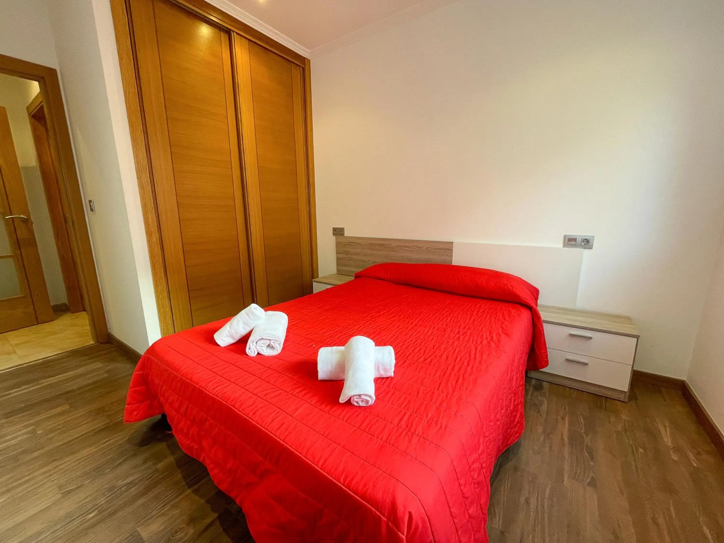 Bed in Apartamentos Revolta Sanxenxo 3000