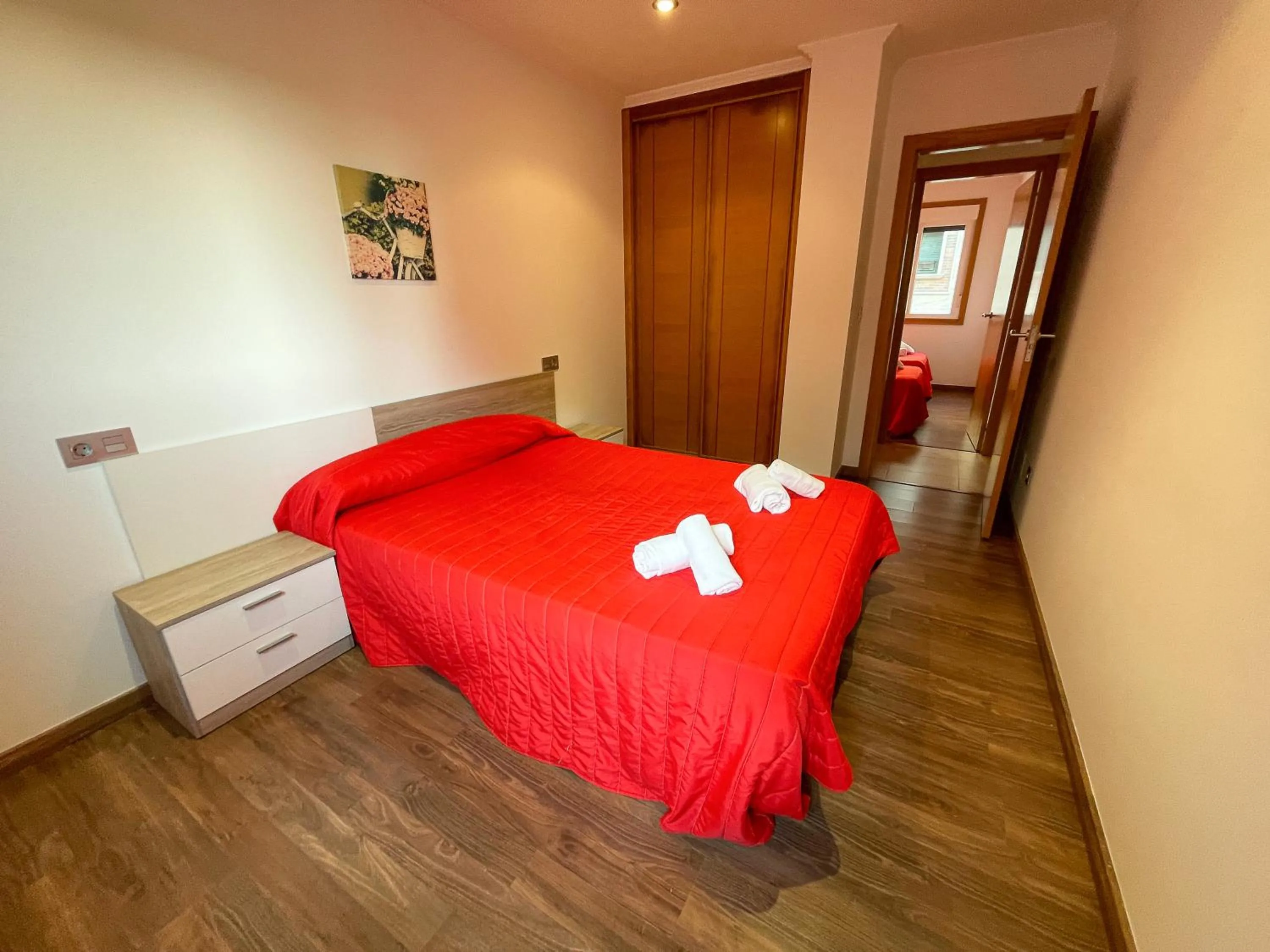 Bed in Apartamentos Revolta Sanxenxo 3000