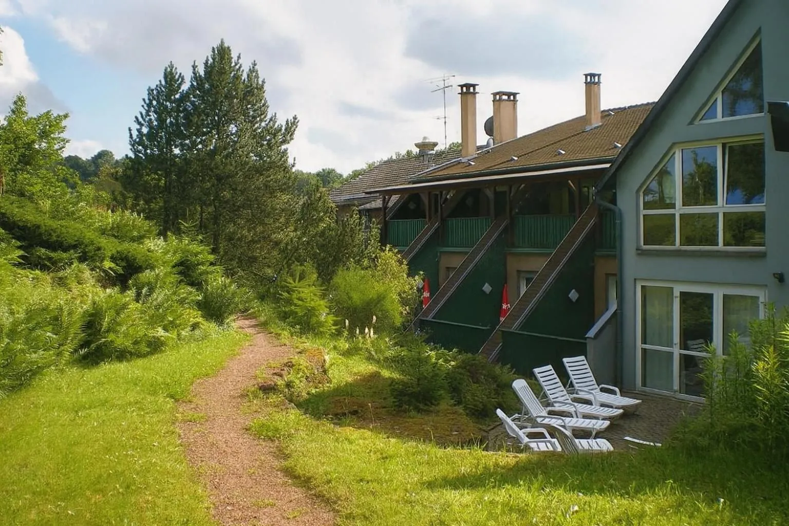 Garden in Hôtel des Vosges