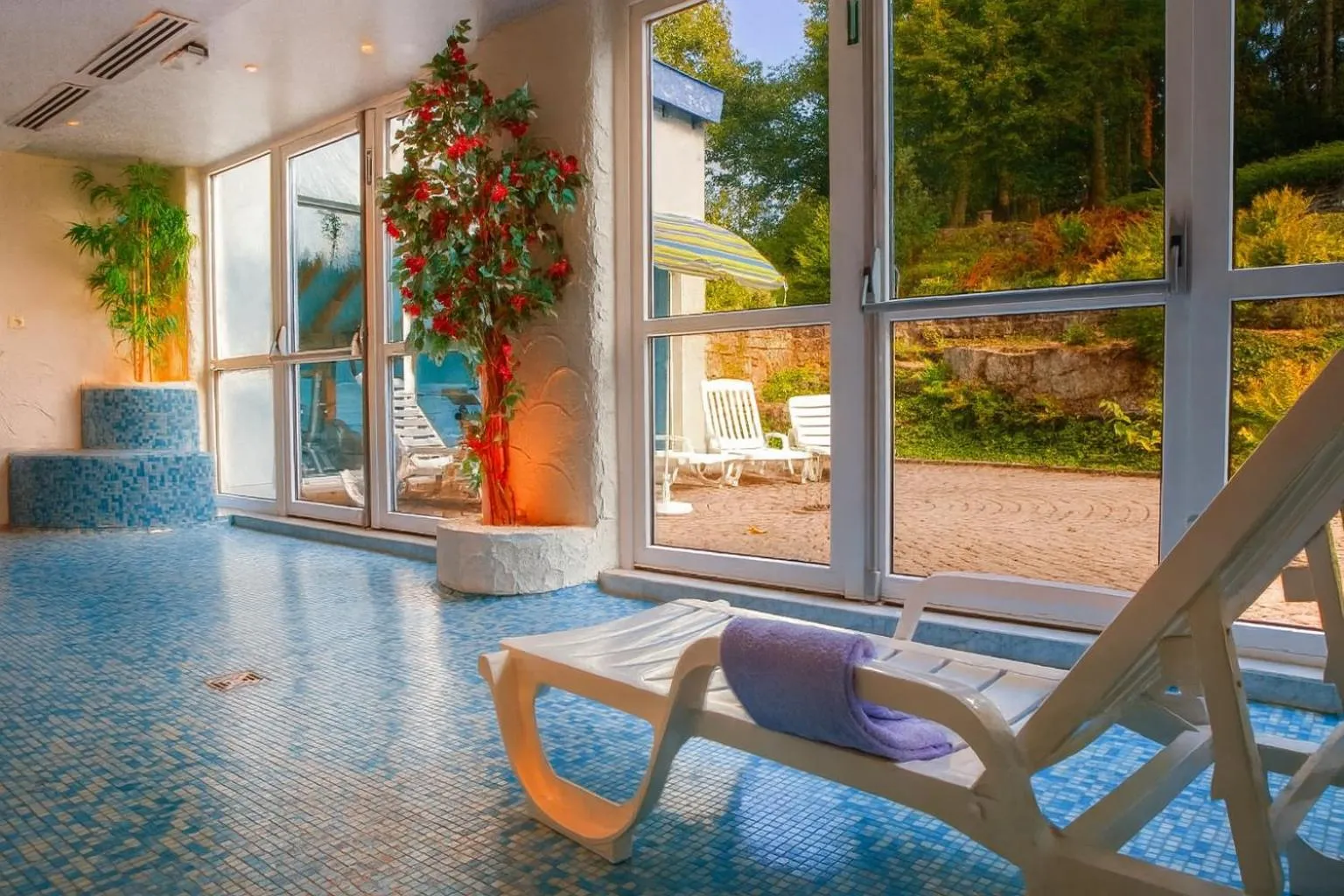 Garden in Hôtel des Vosges