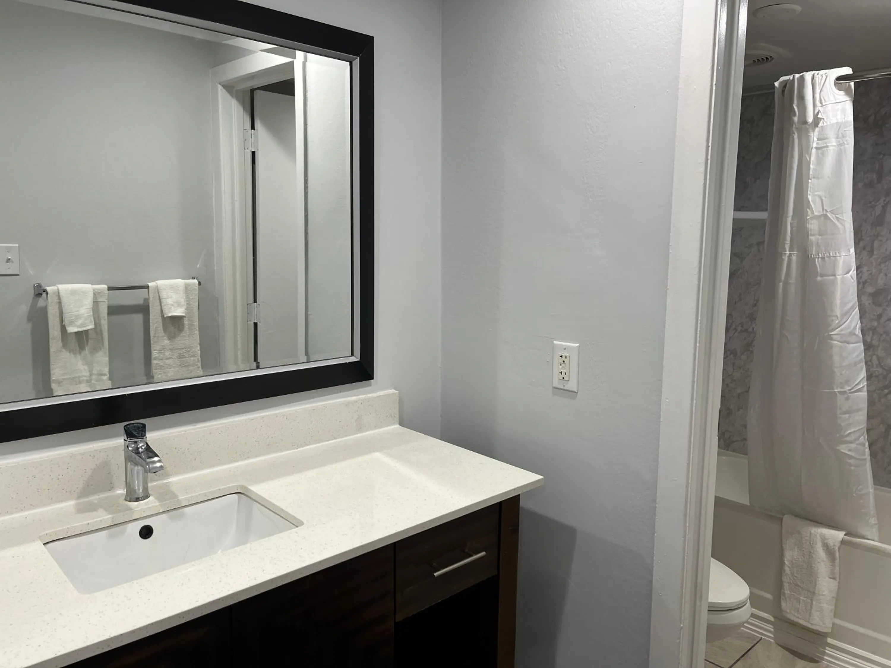 Bathroom in Motel 6 Greenville, NC ECU Medical Center