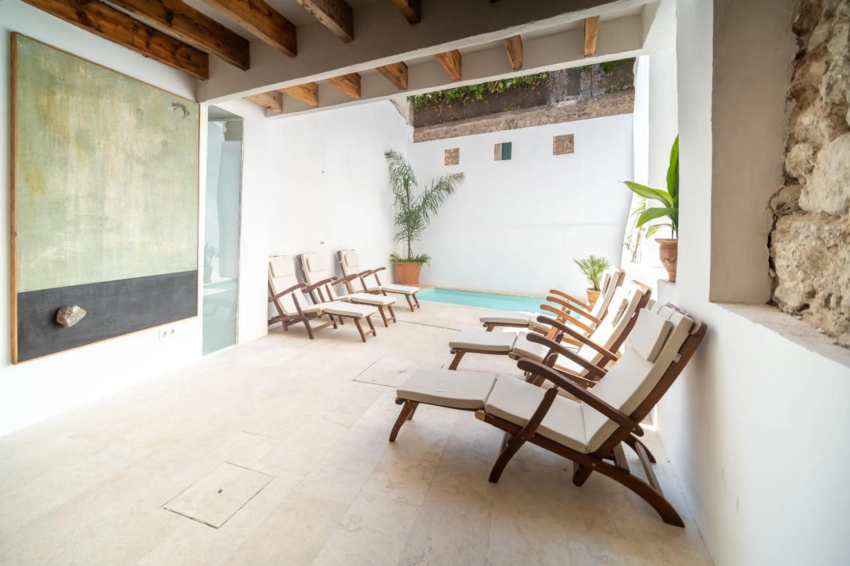 Garden in Hotel Forn Nou